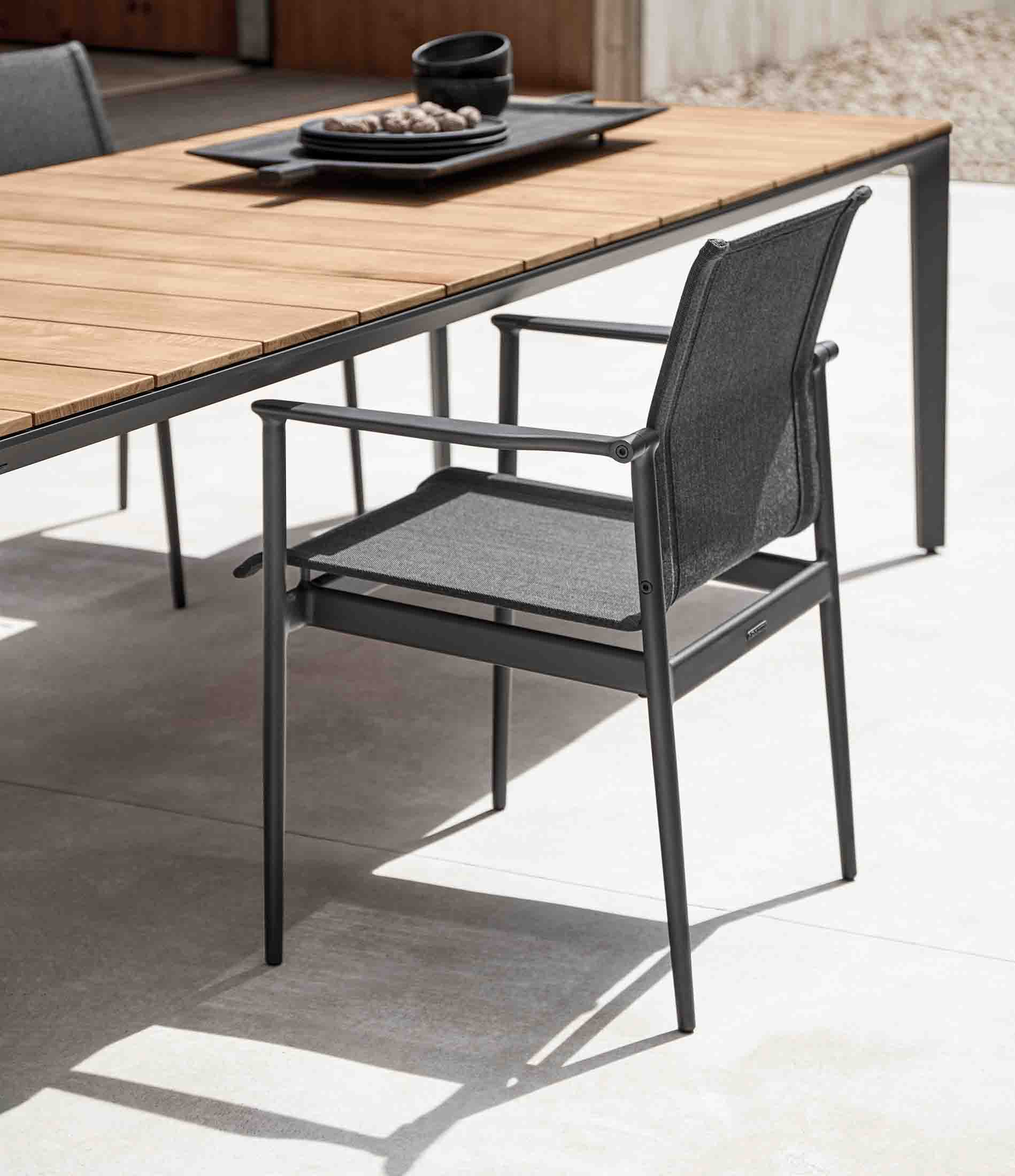 180 Stacking Dining Chair with Arms