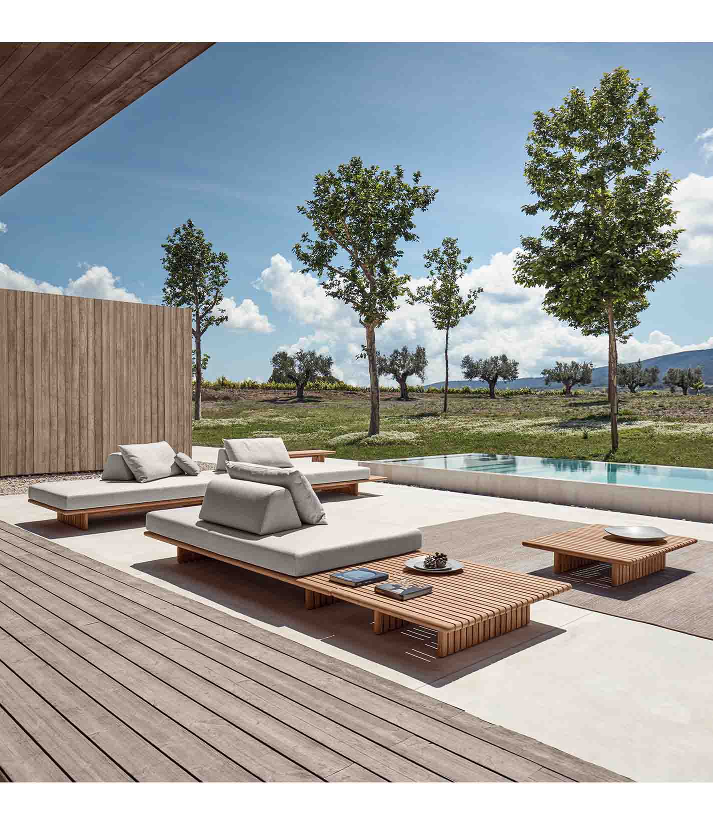 Deck 2 Piece Sectional L Shape Configuration