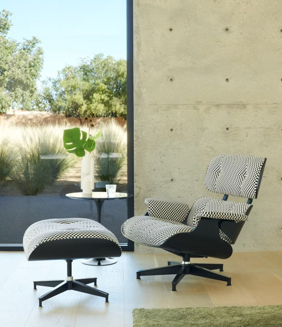 Eames® Lounge Chair and Ottoman Ebony