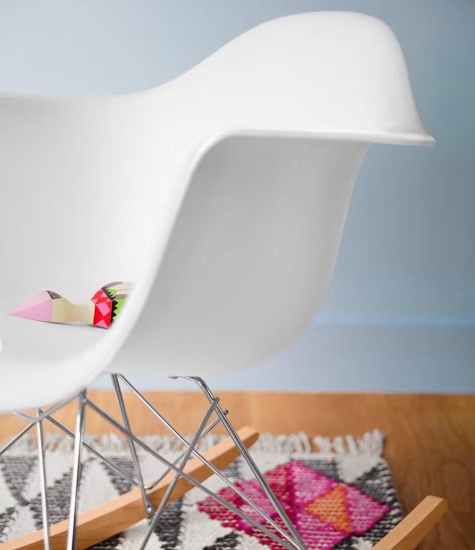 Eames® 模压塑料扶手椅,摇椅底座