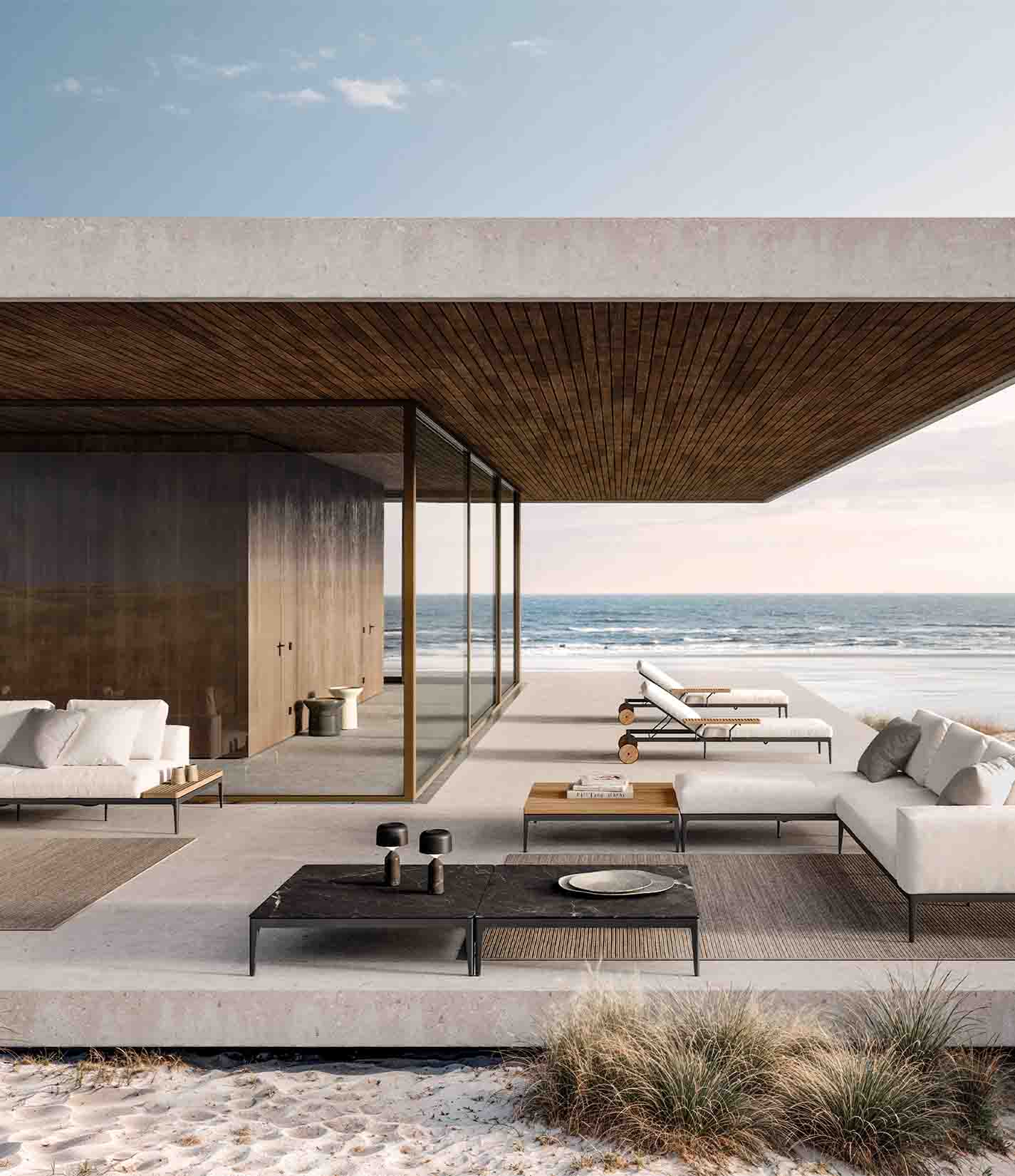 Grid 2 Piece Sectional Configuration