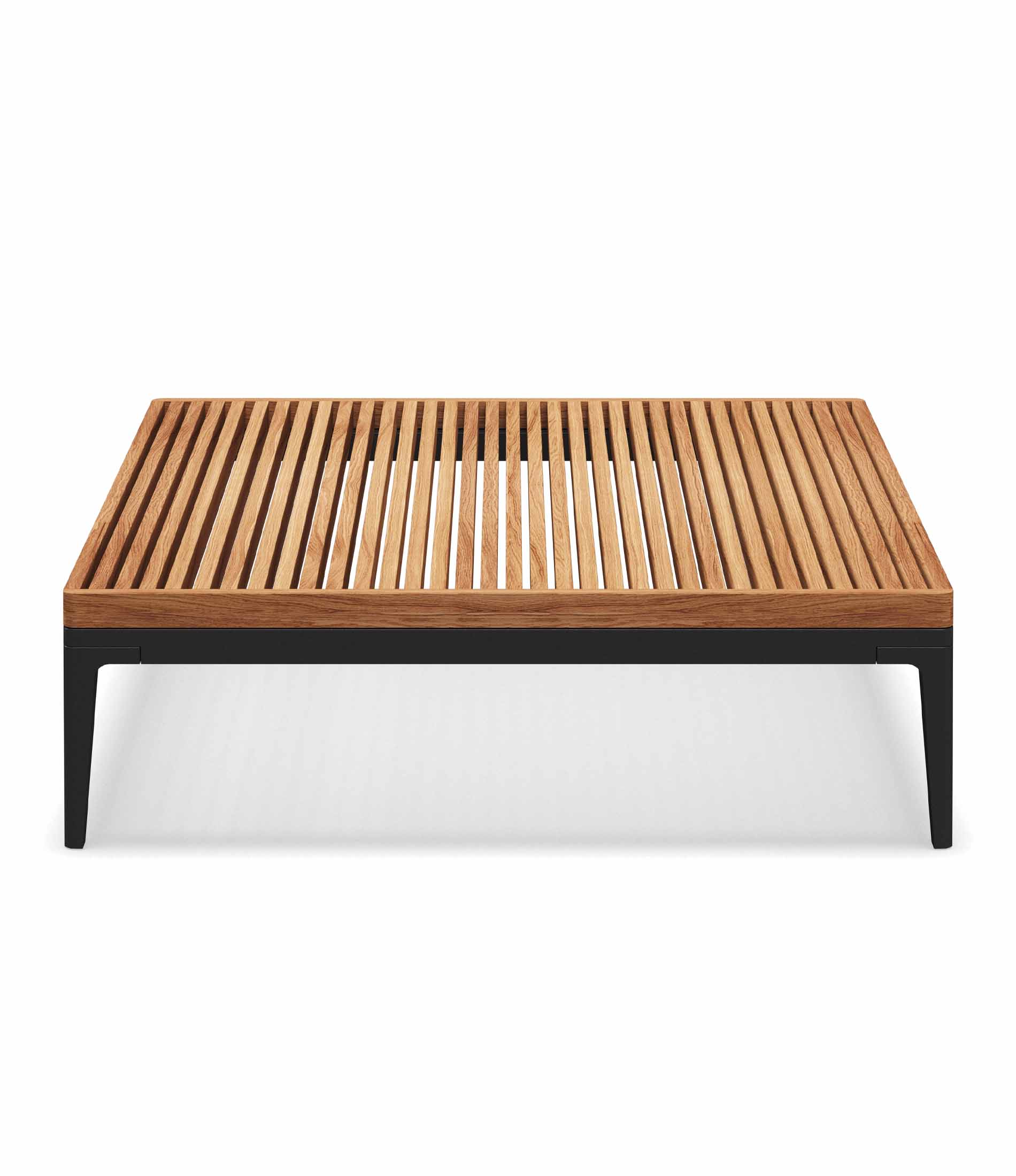 Grid Large Coffee Table - Teak Top
