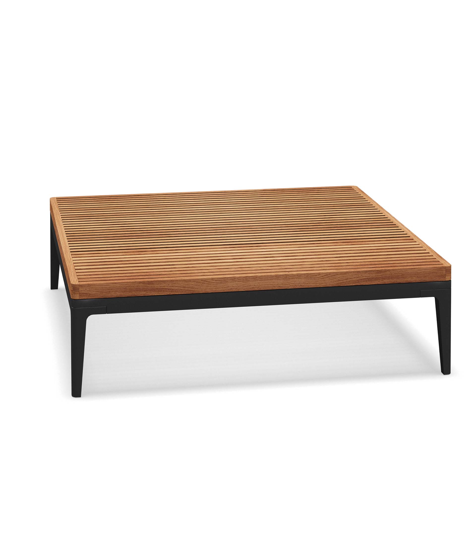 Grid Large Coffee Table - Teak Top