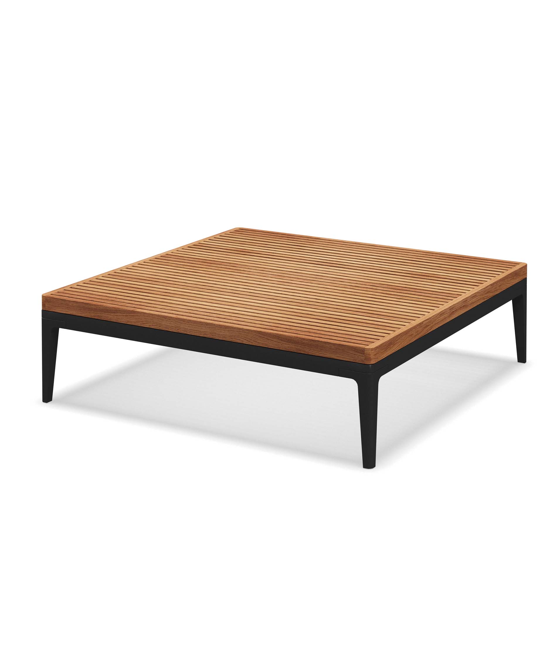 Grid Large Coffee Table - Teak Top