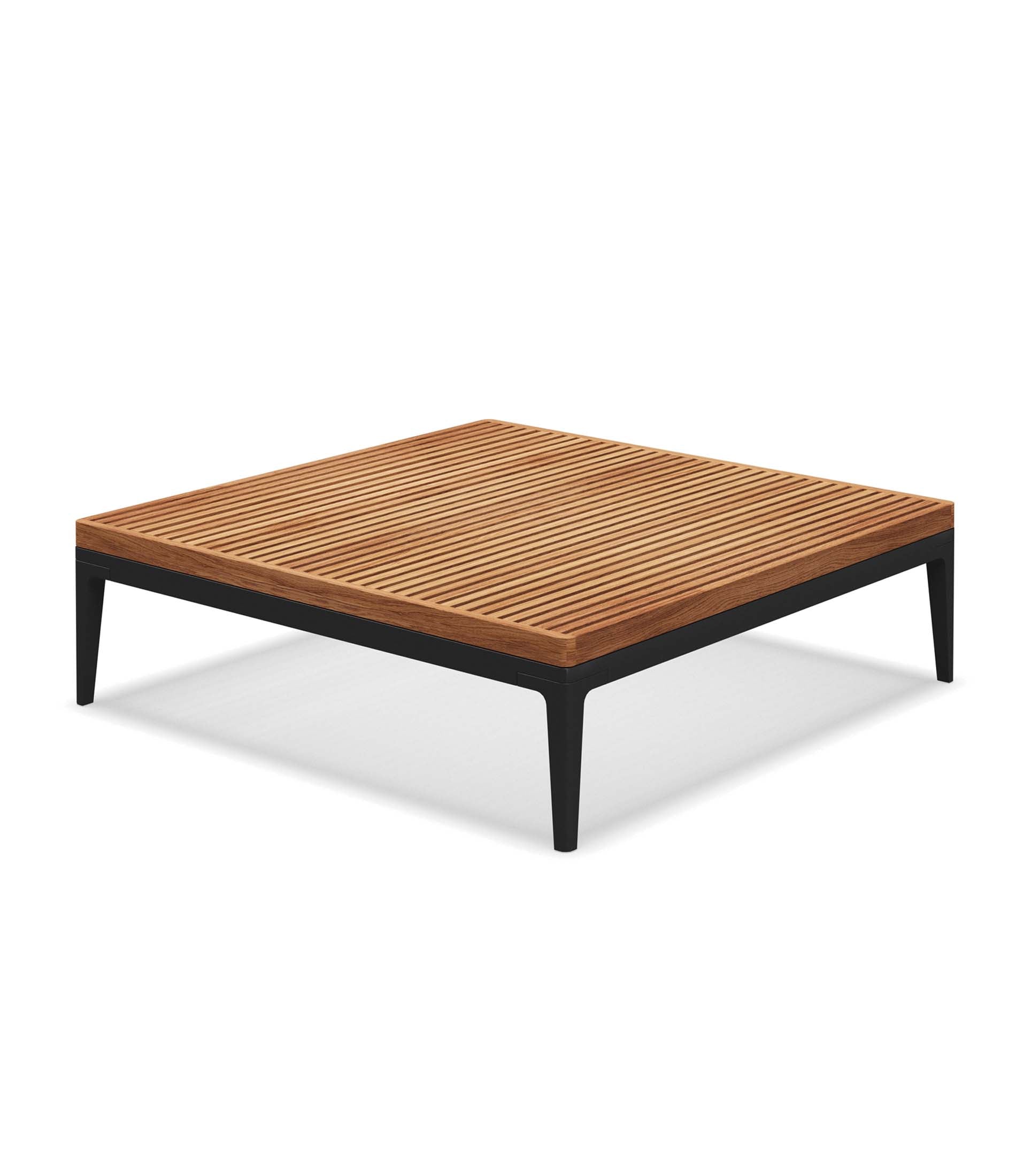 Grid Large Coffee Table - Teak Top
