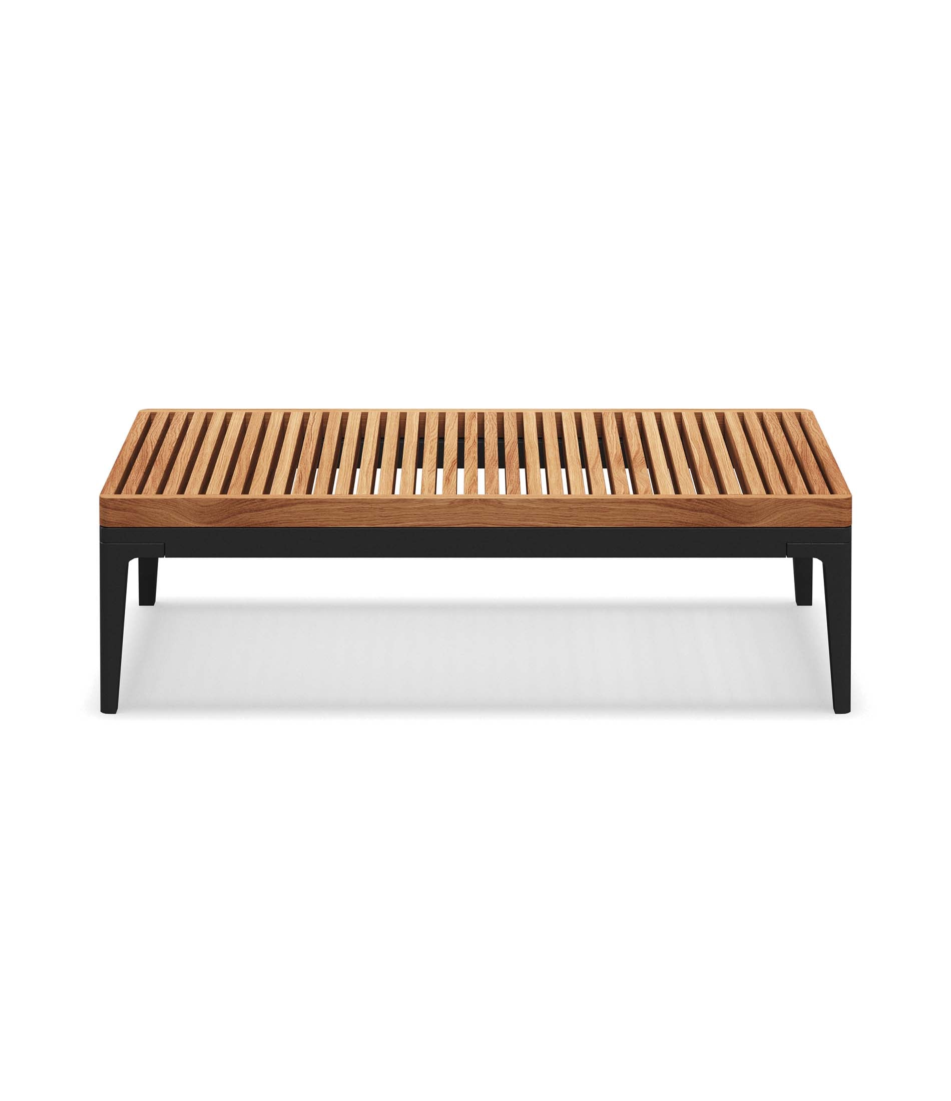 Grid Small Coffee Table - Teak Top