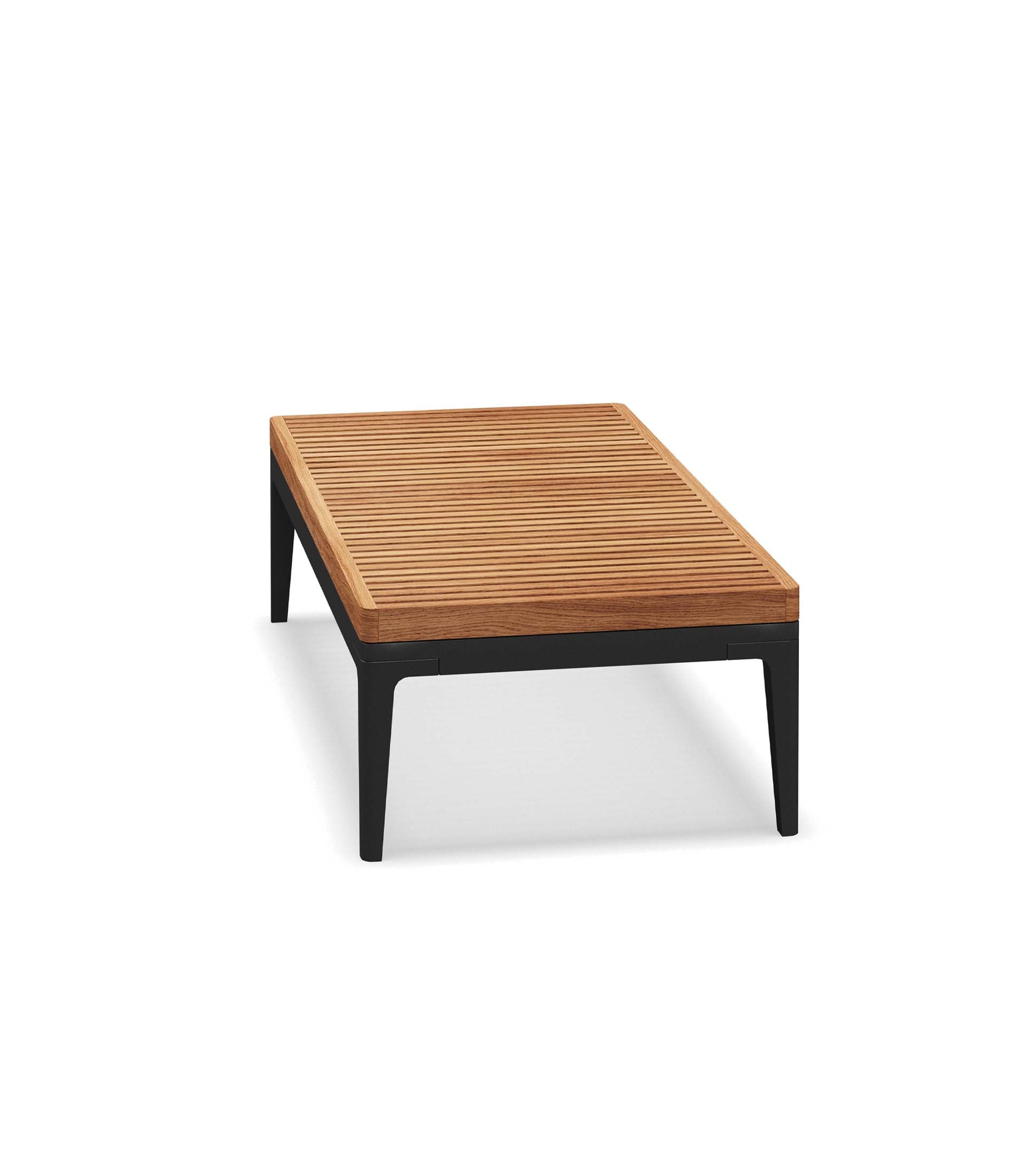 Grid Small Coffee Table - Teak Top