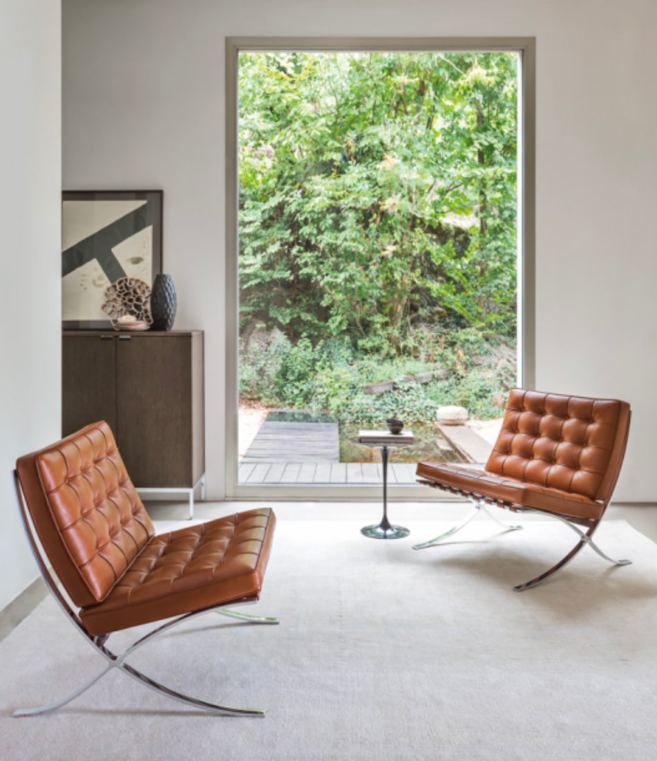 巴塞罗那椅 - 皮革