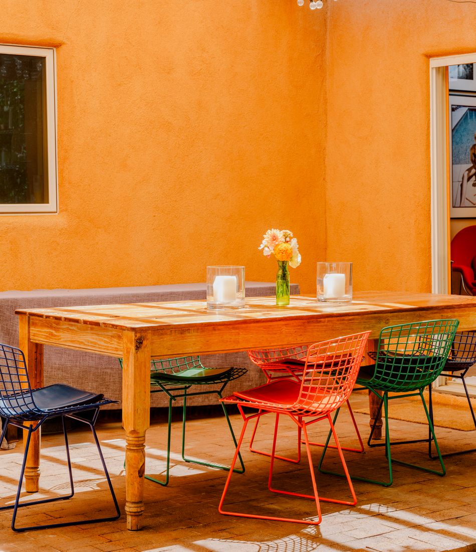 Bertoia Outdoor Side Chair - Fabric Seat Pad