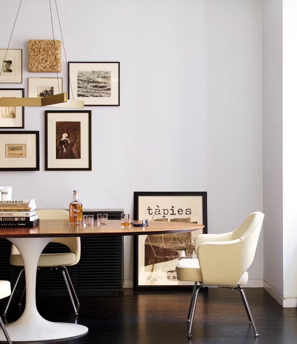 Saarinen Executive Chair Armless - Fabric