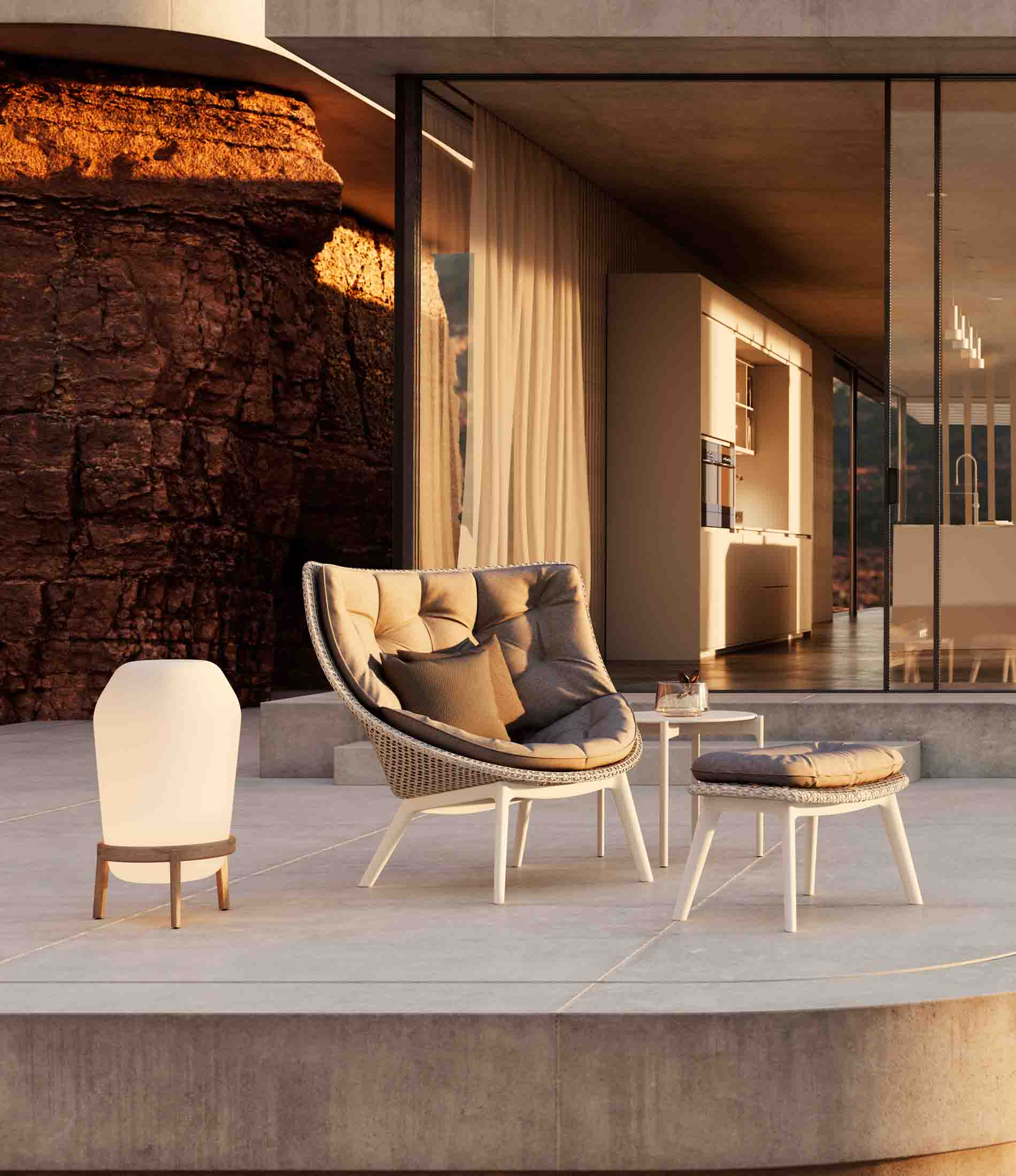 Mbrace 铝制休闲椅