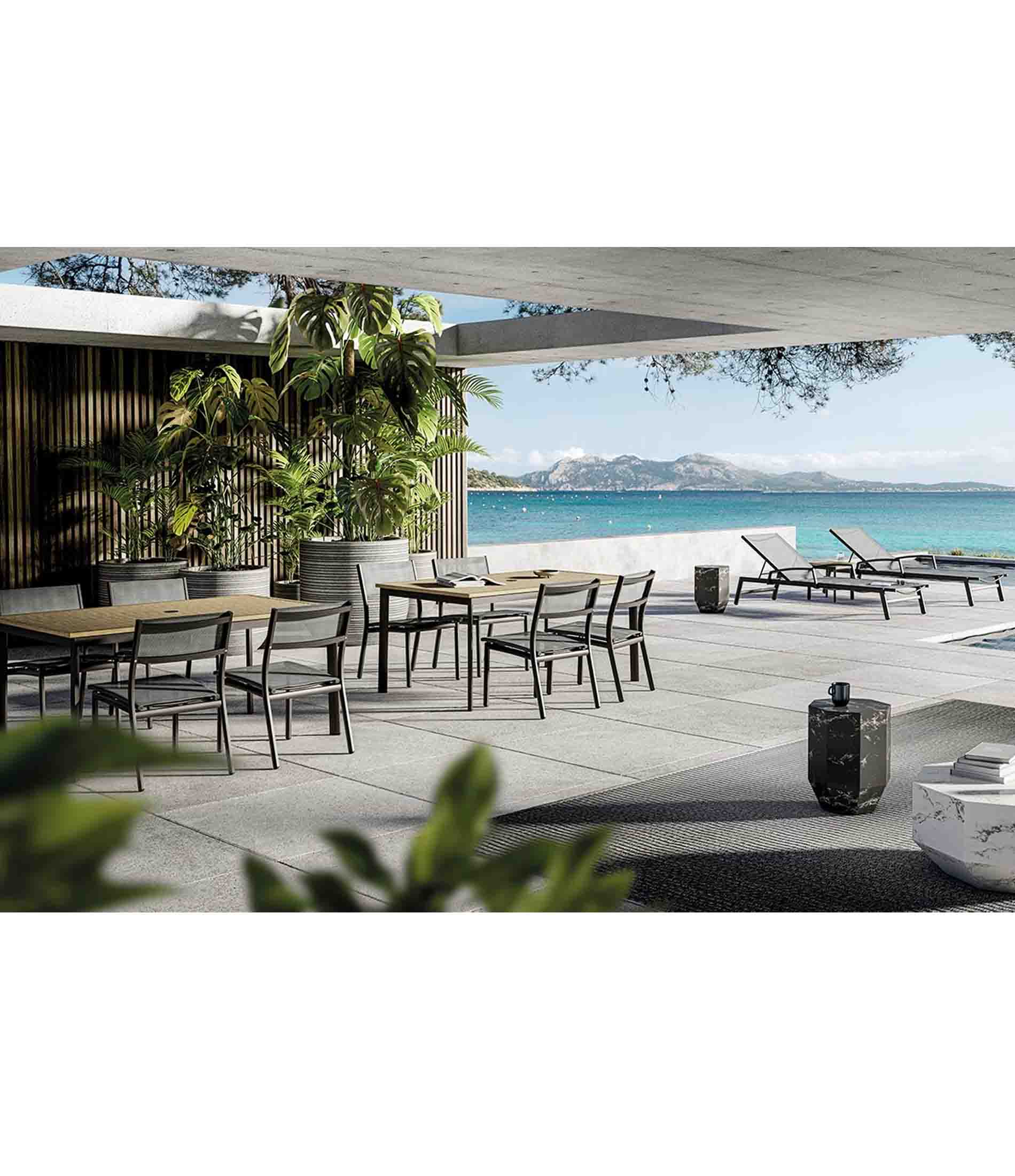 Metz Stacking Dining Chair - With Arms