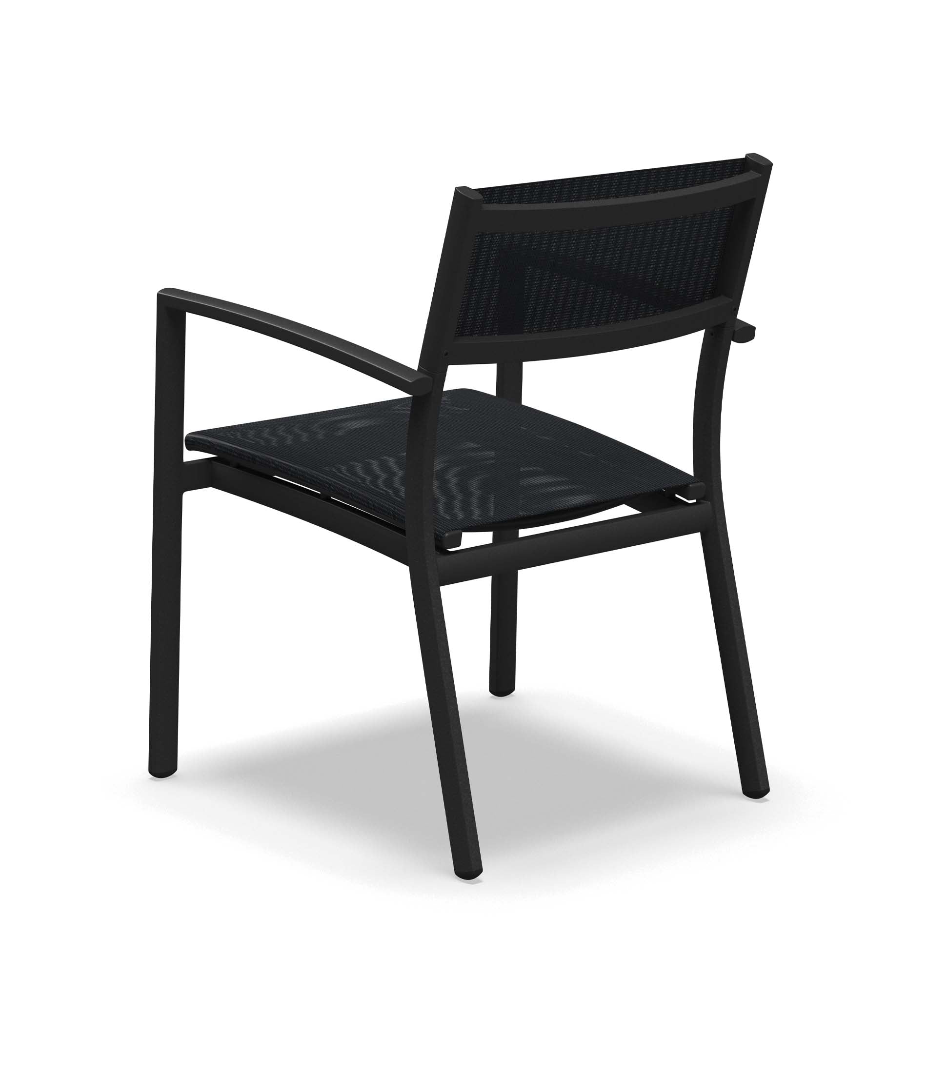 Metz Stacking Dining Chair - With Arms