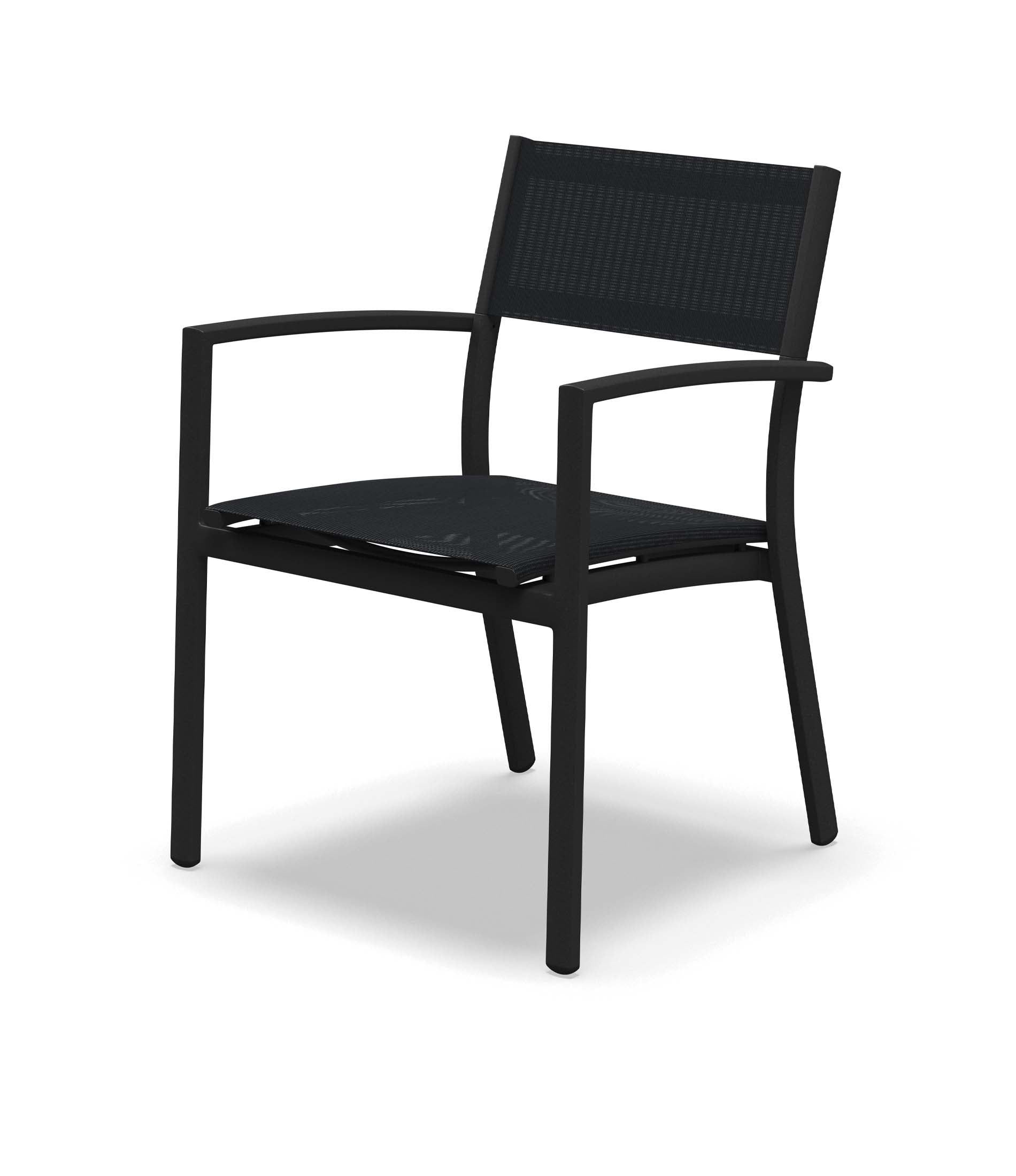 Metz Stacking Dining Chair - With Arms