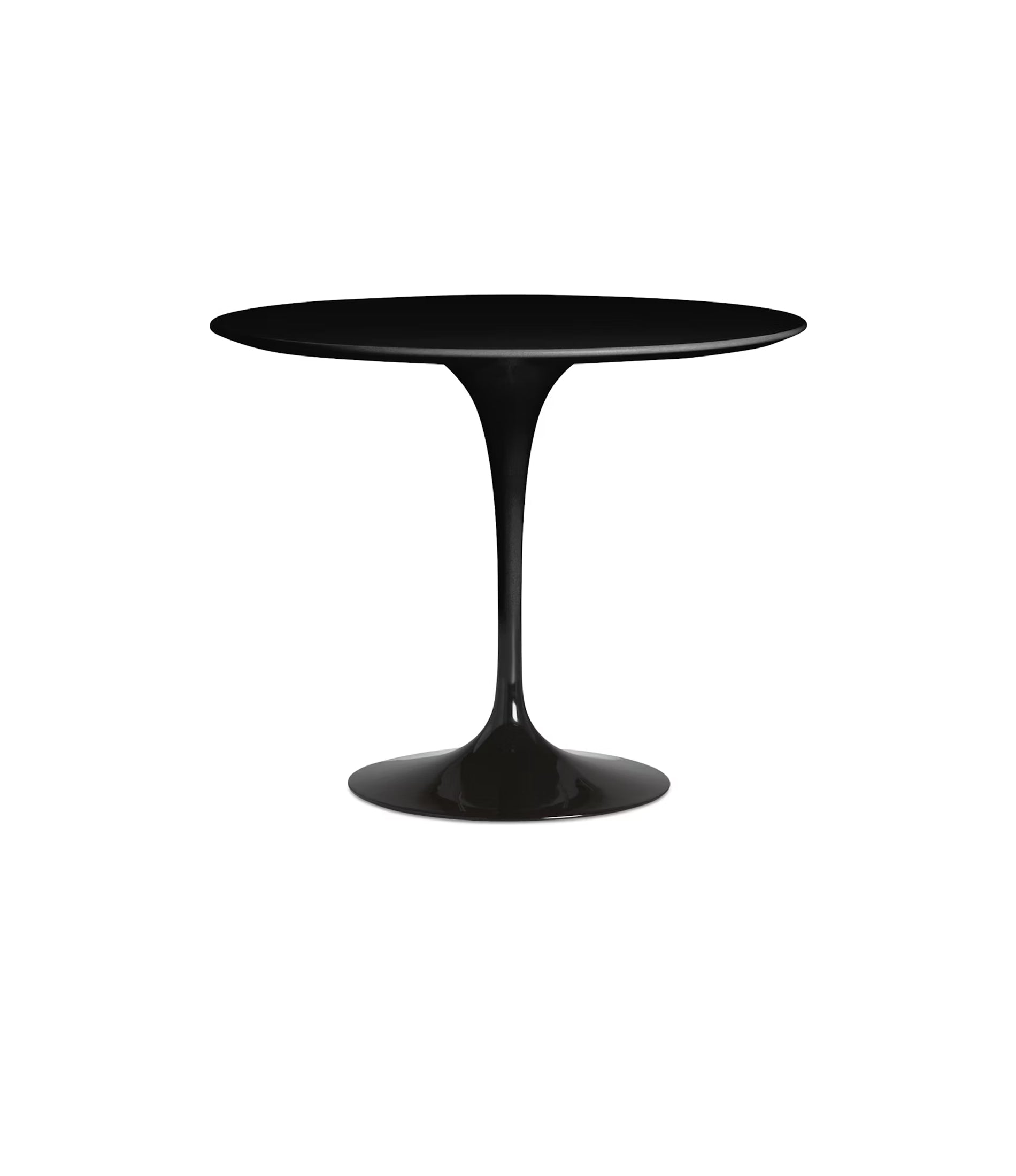 Saarinen 圆形餐桌 - 白色层压板/白色底座 35" - 60"