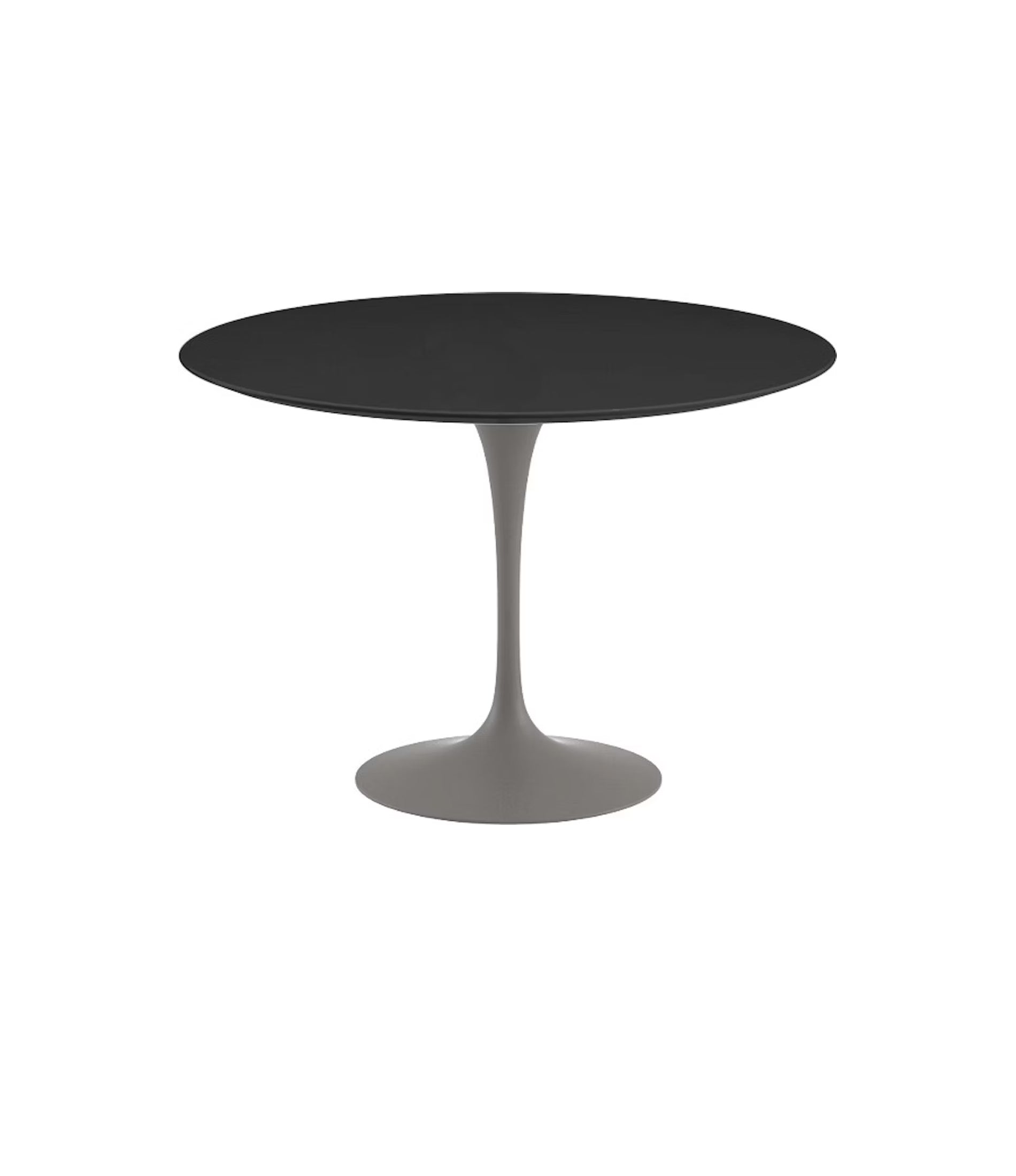 Saarinen 圆形餐桌 - 白色层压板/白色底座 35" - 60"