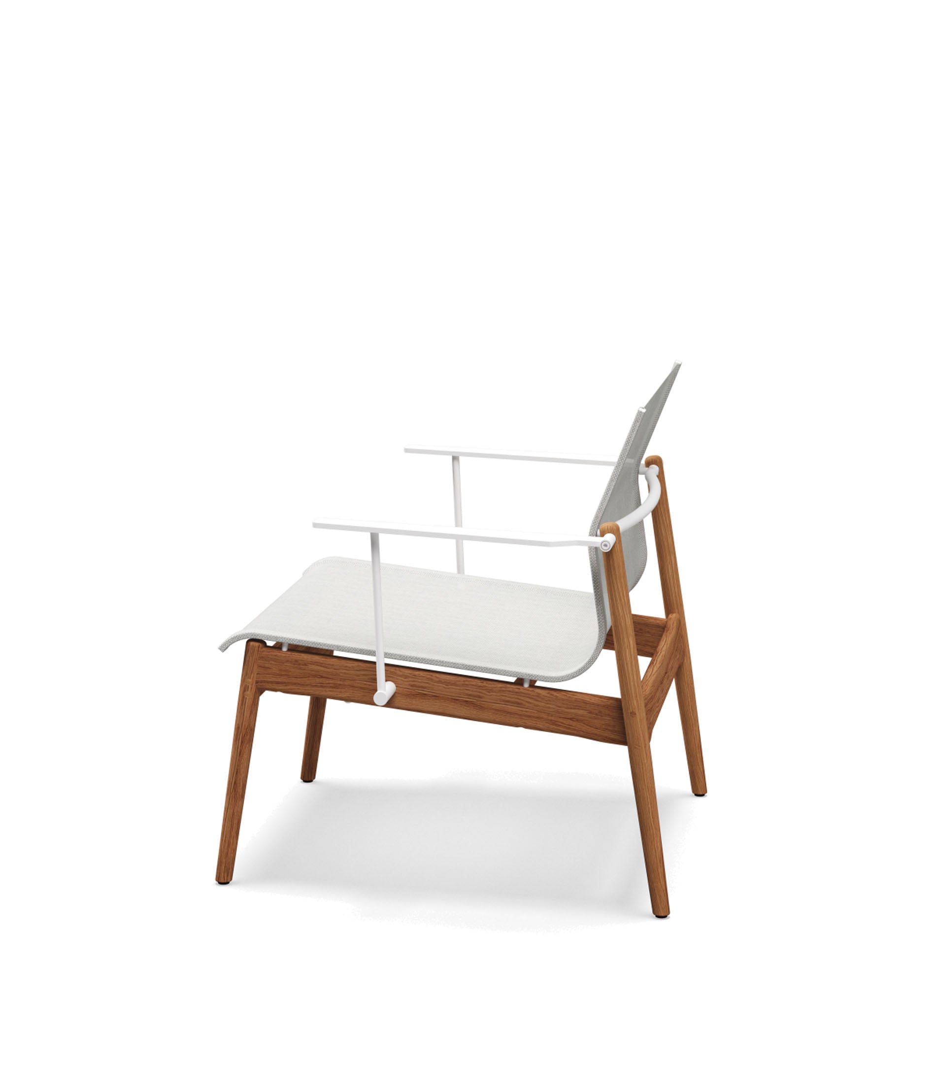 Sway Teak Stacking Lounge Chair
