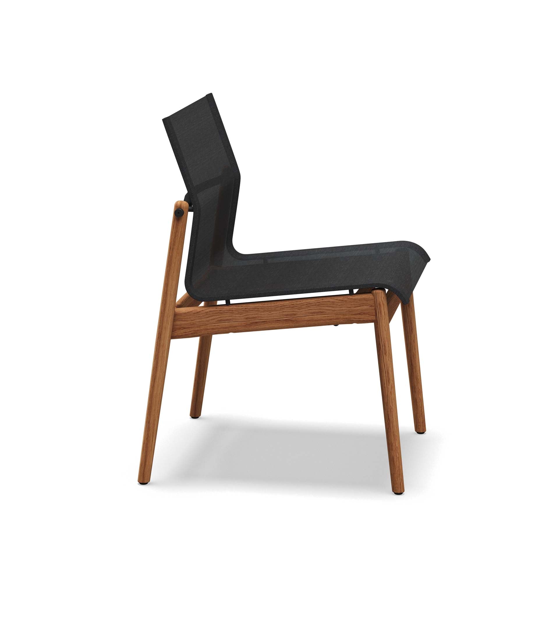 Sway Teak Stacking Dining Chair - Armless