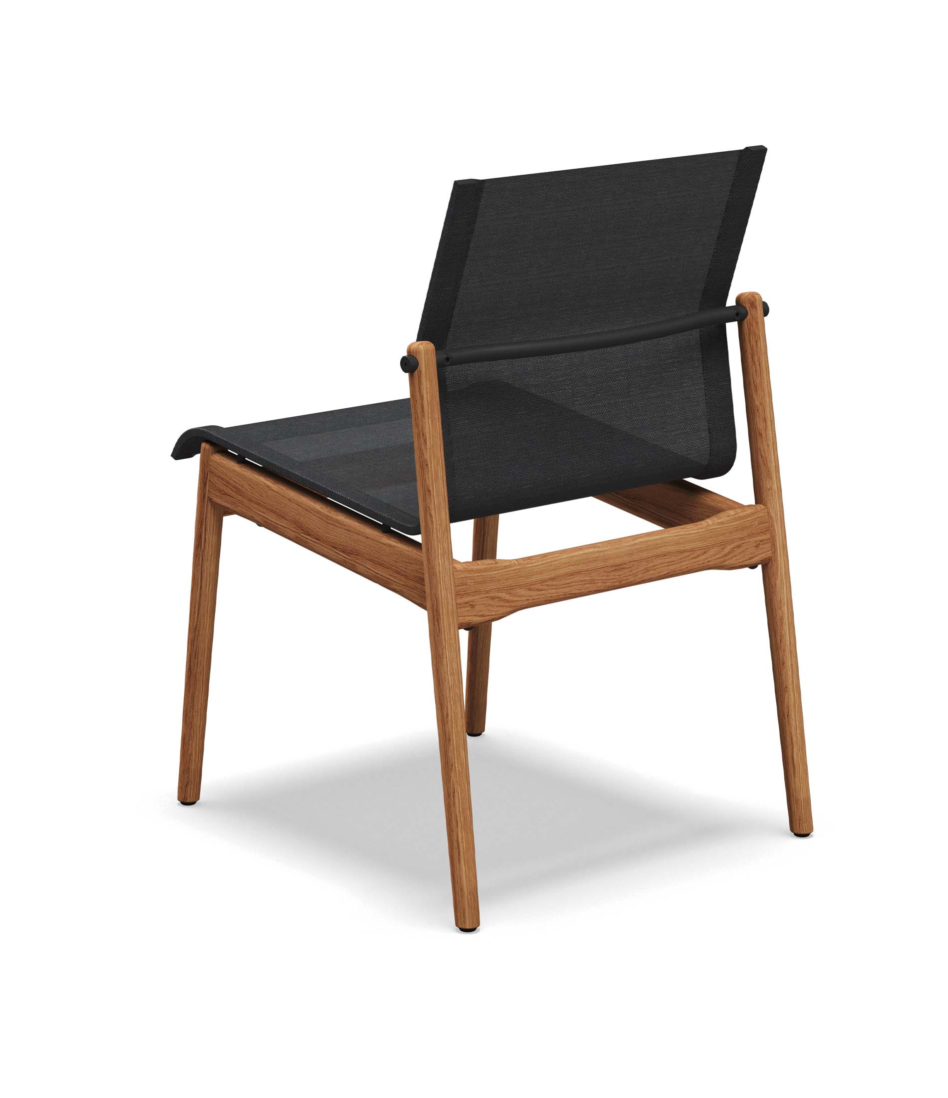 Sway Teak Stacking Dining Chair - Armless