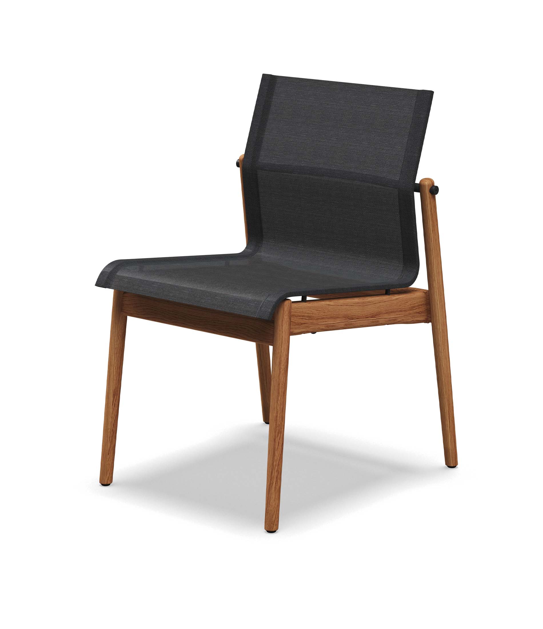 Sway Teak Stacking Dining Chair - Armless
