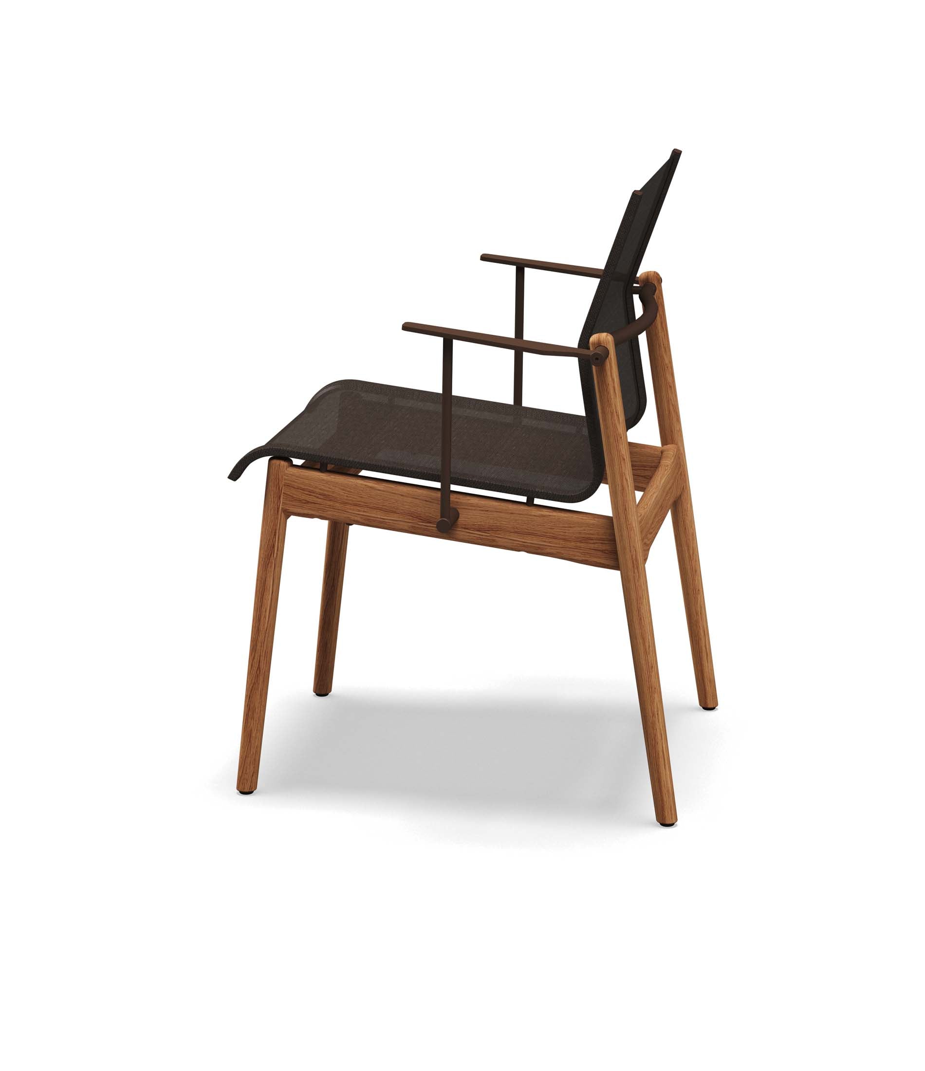 Sway Teak Stacking Dining Chair - With Arms