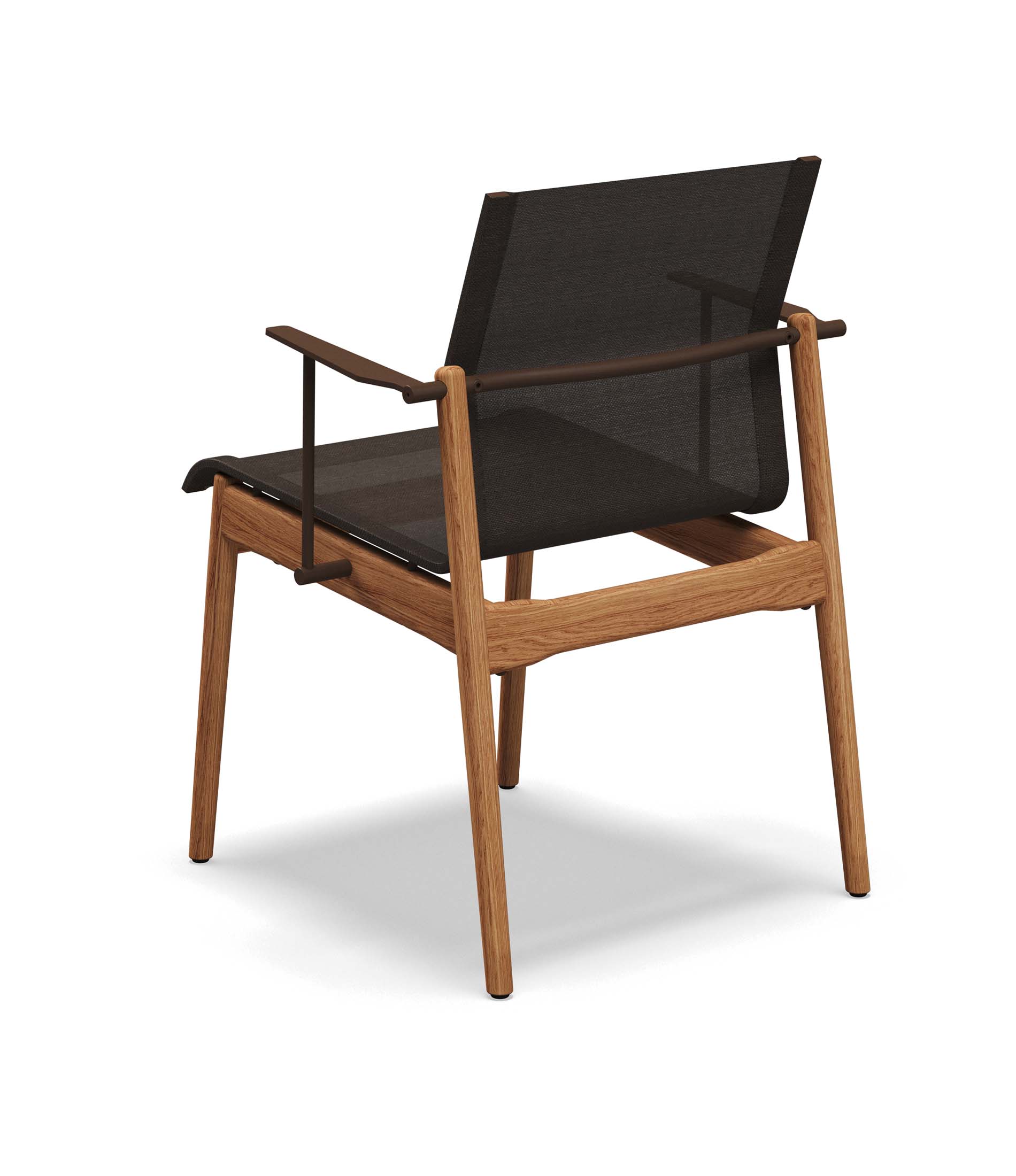 Sway Teak Stacking Dining Chair - With Arms