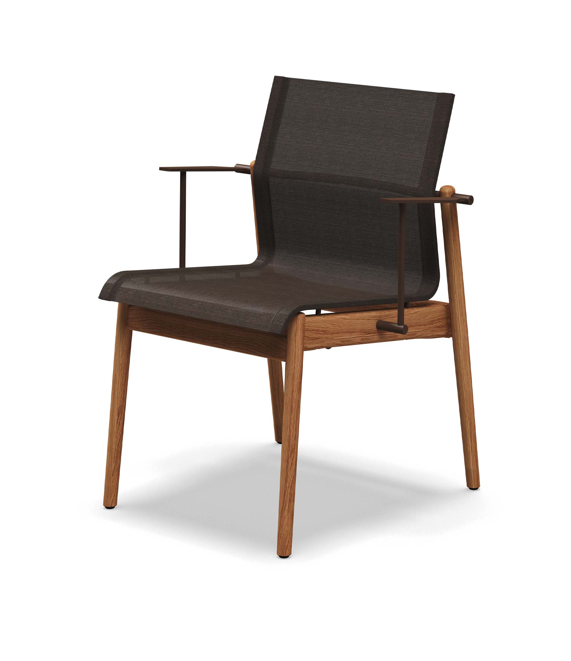 Sway Teak Stacking Dining Chair - With Arms