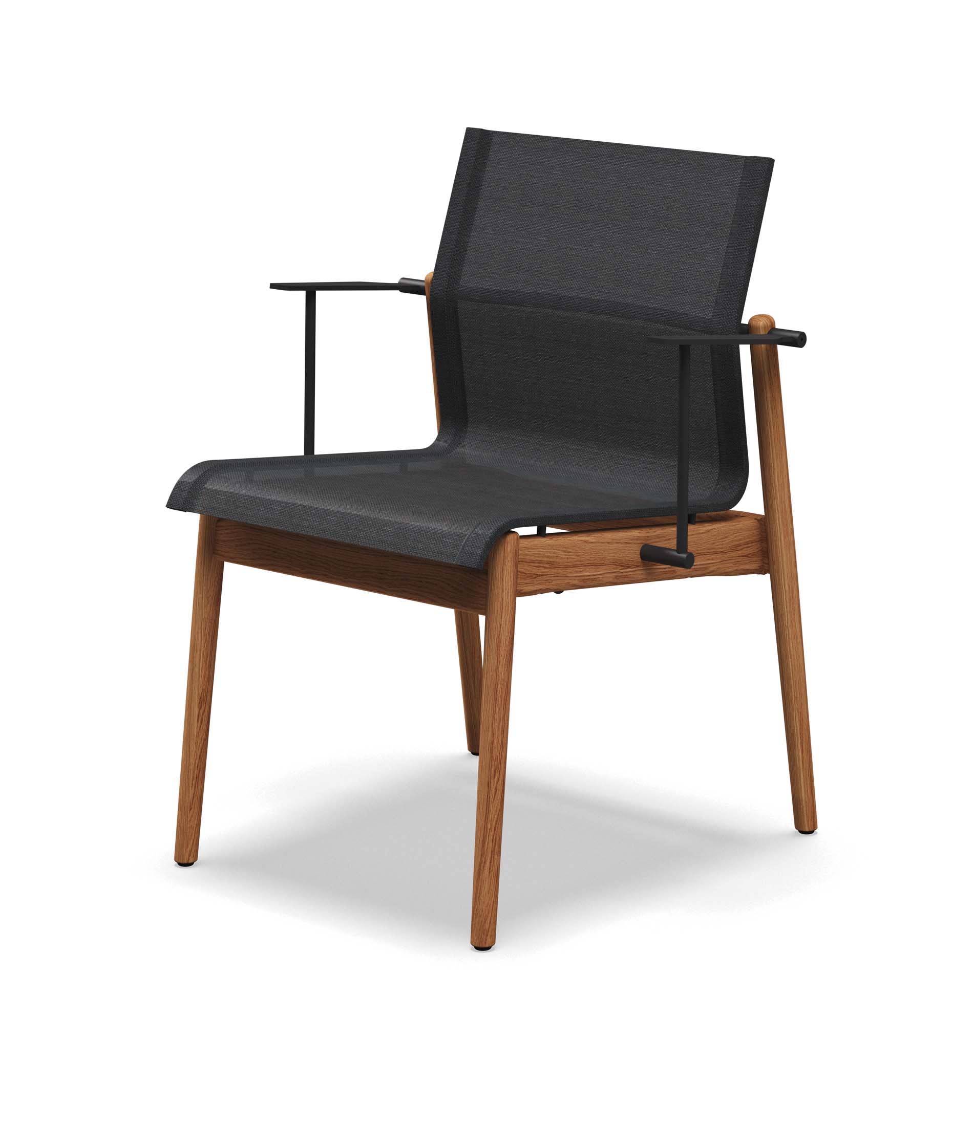 Sway Teak Stacking Dining Chair - With Arms