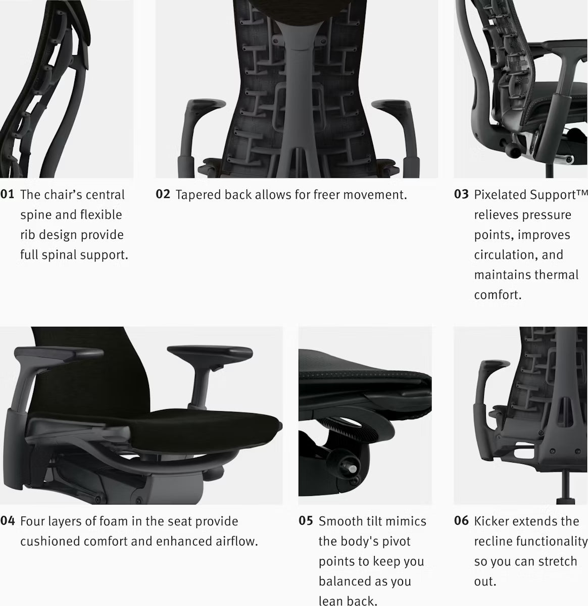 Embody® 椅子 白色