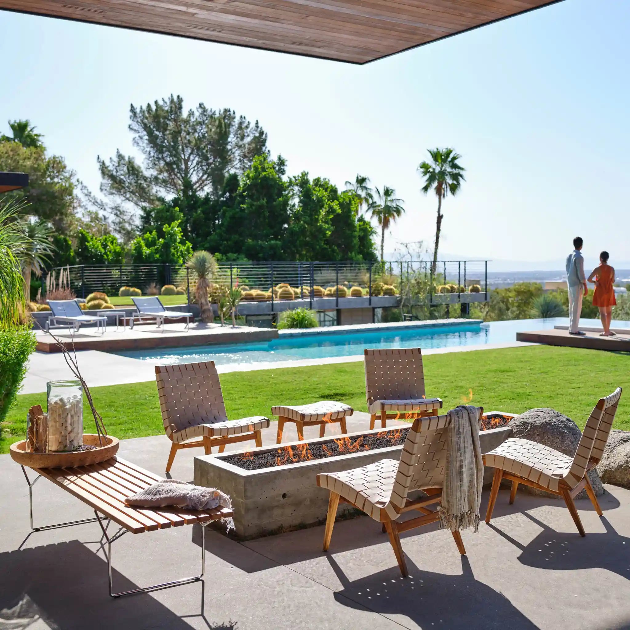 Bertoia Outdoor Bench