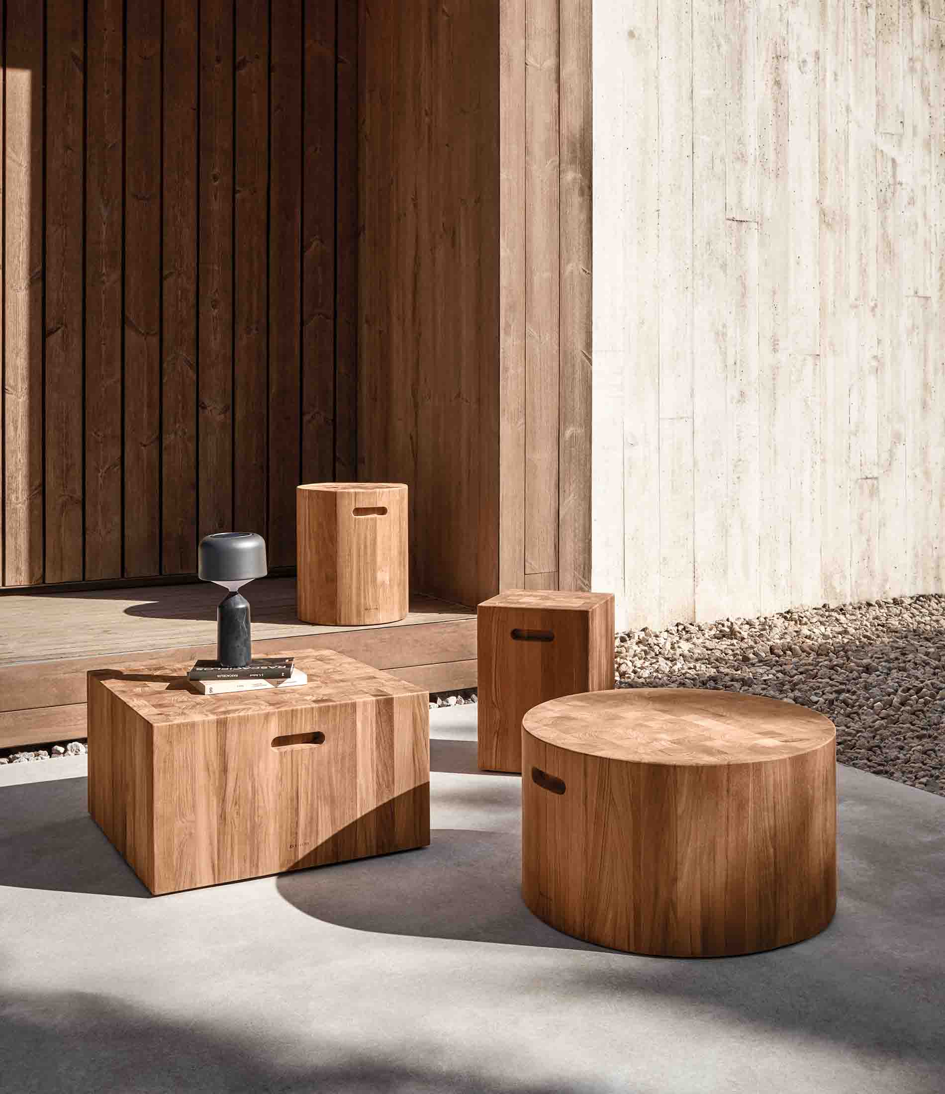 Block Round Side Table