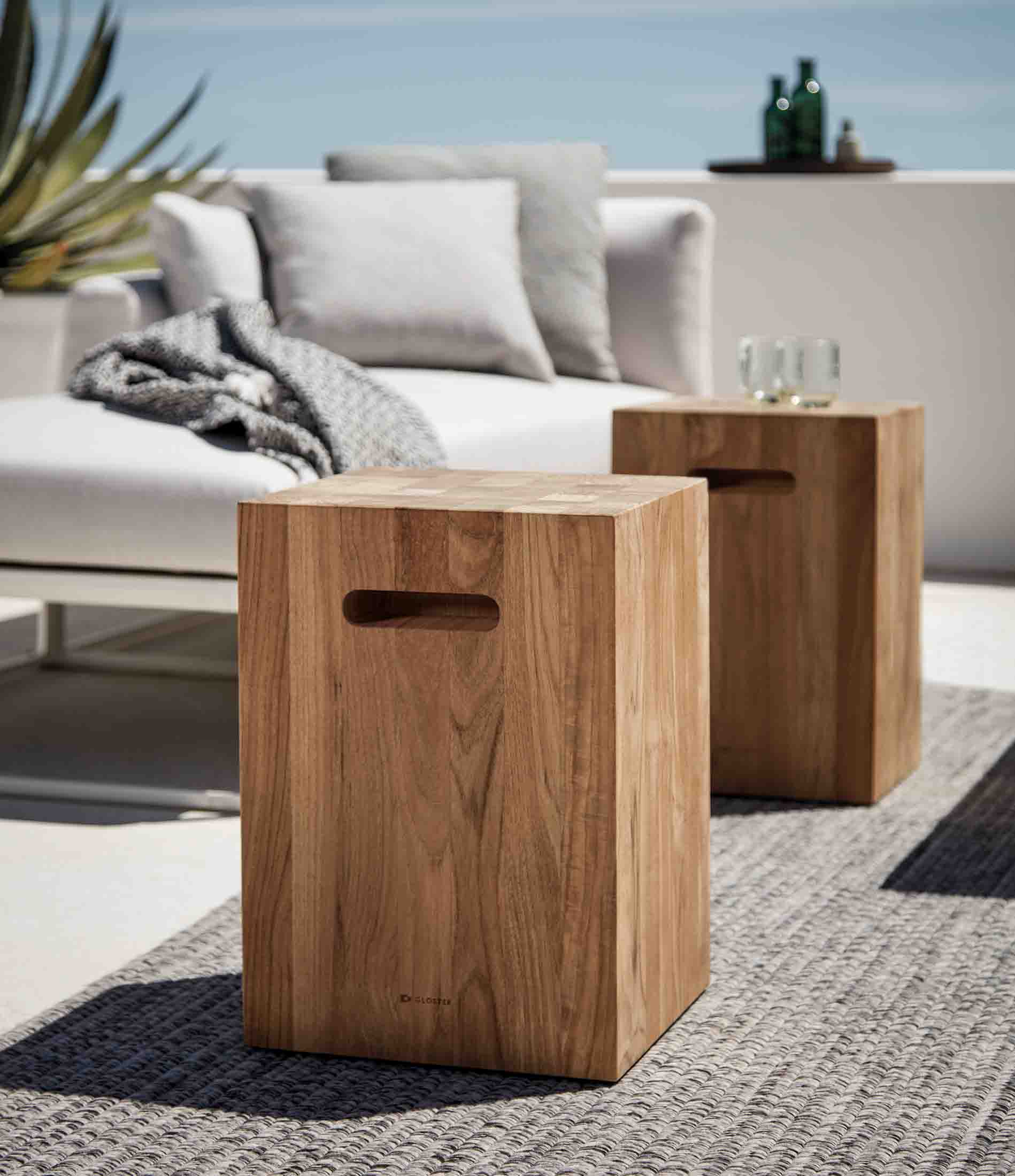 Block Square Side Table