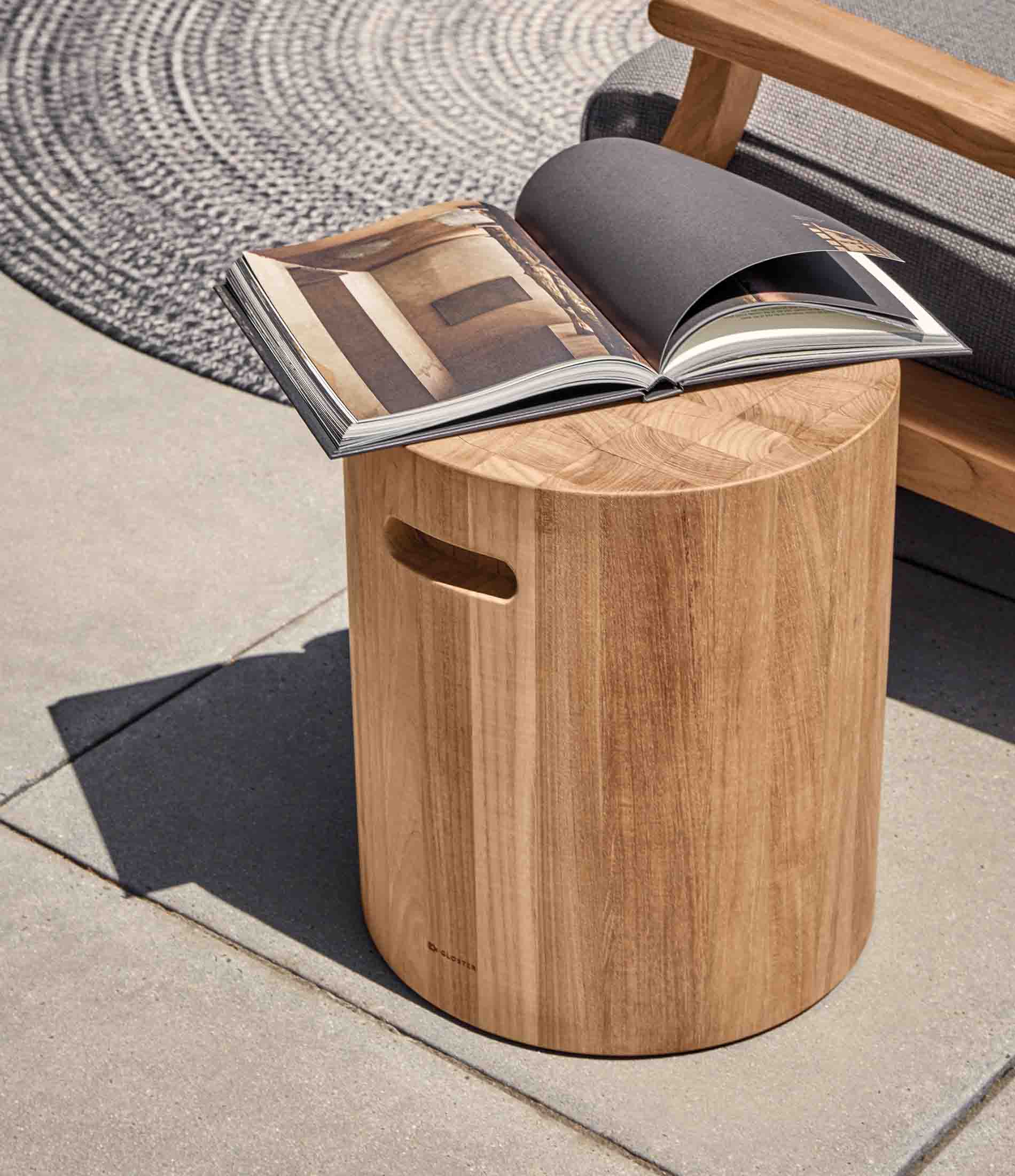 Block Round Side Table