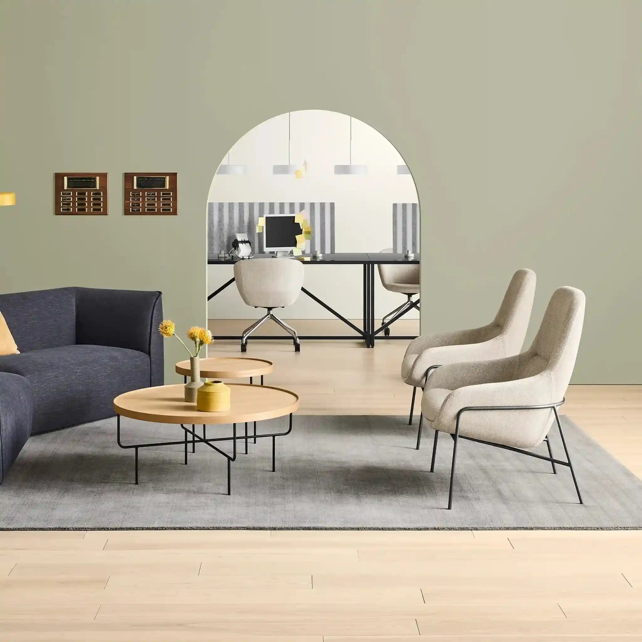 Acre Lounge Chair - Maharam Fabric