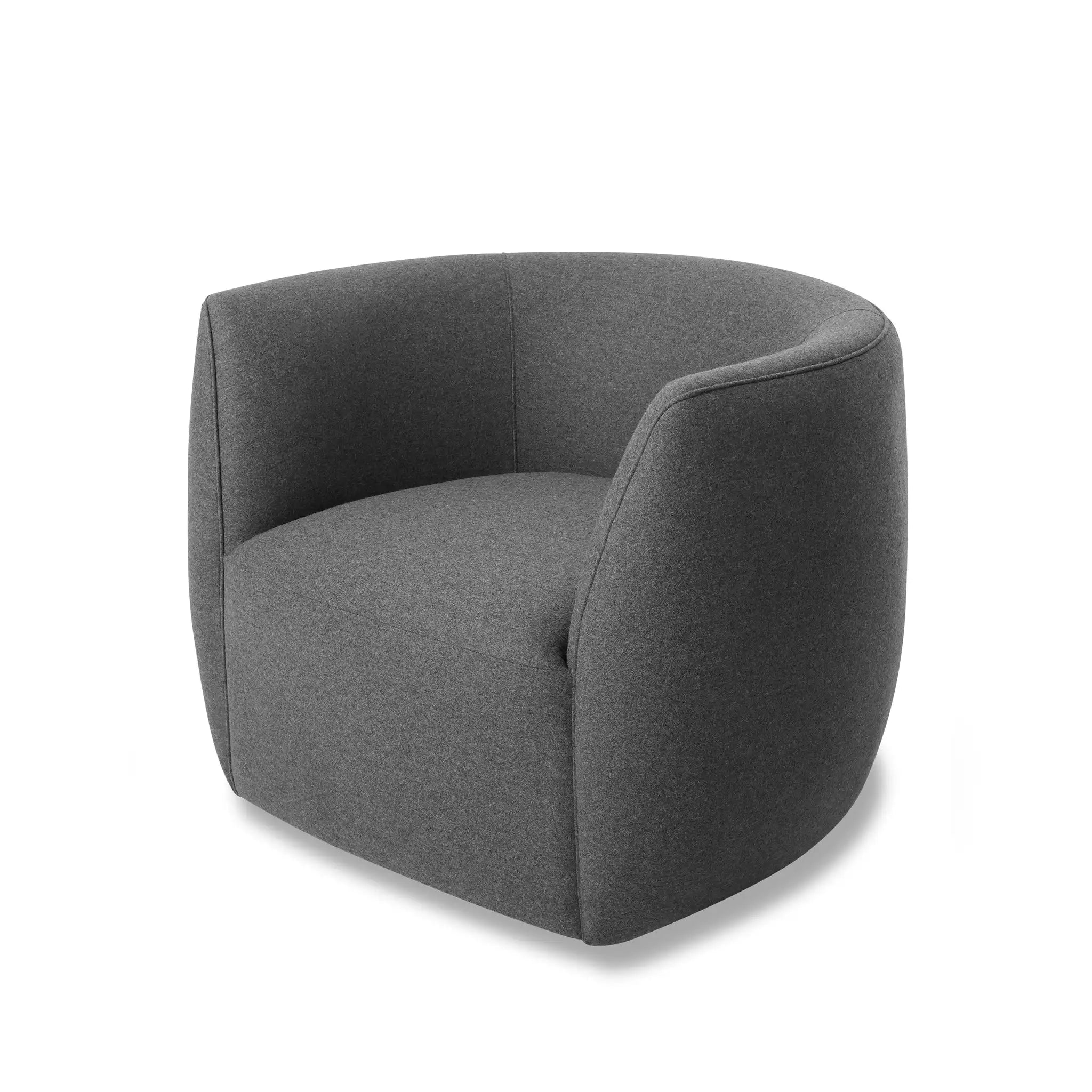 Council Swivel Lounge Chair - Fabric