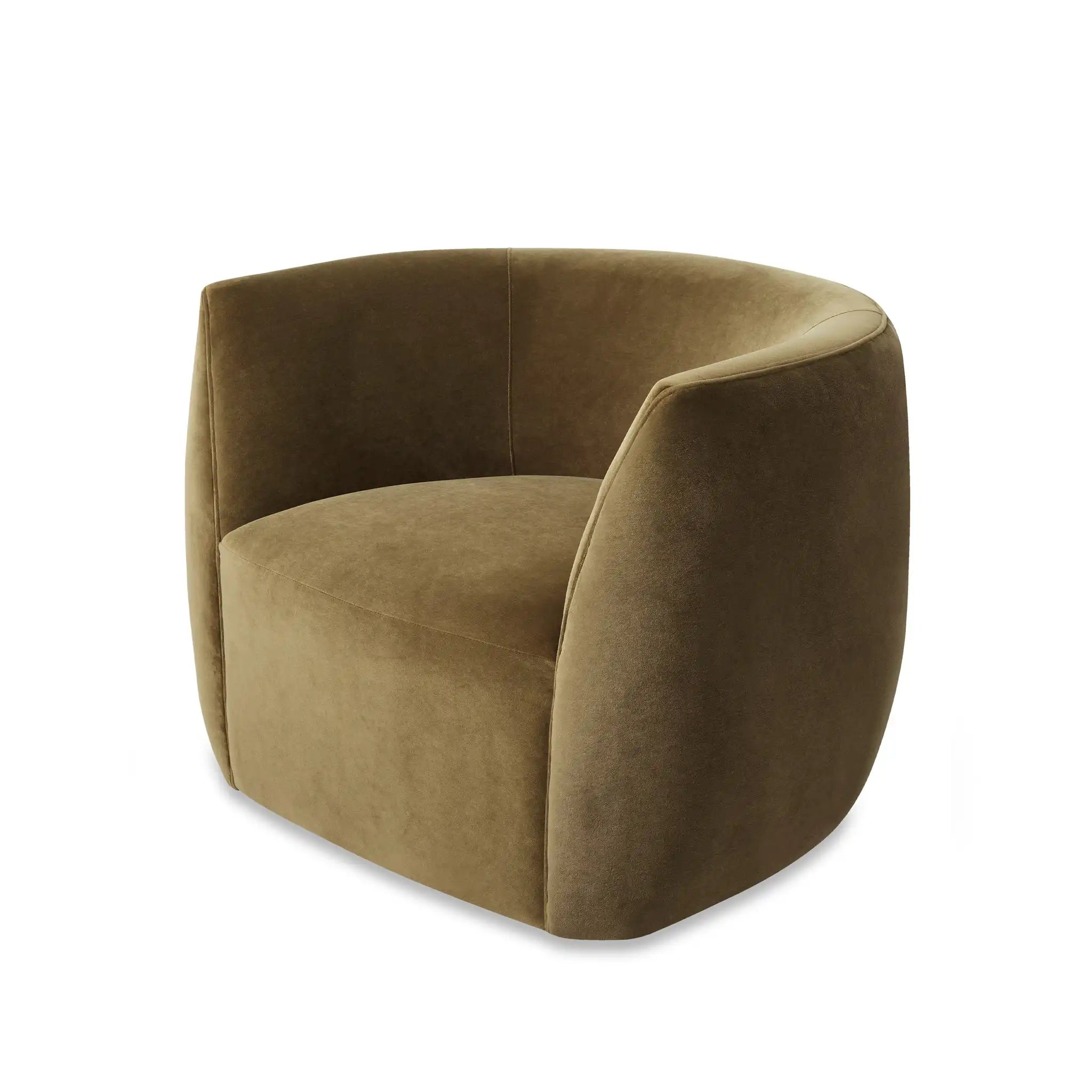 Council Swivel Lounge Chair - Velvet