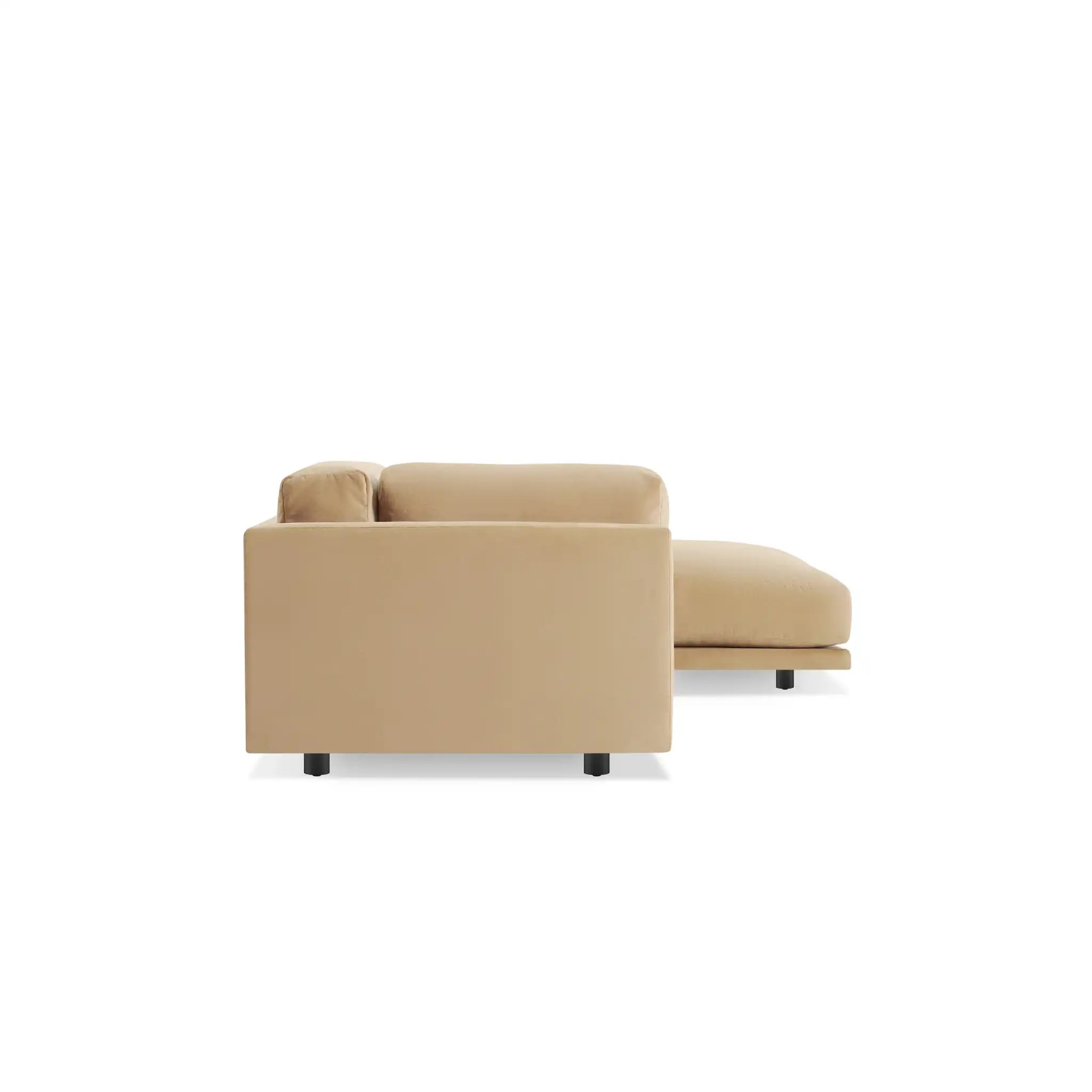 Sunday 沙发连贵妃椅 - 天鹅绒