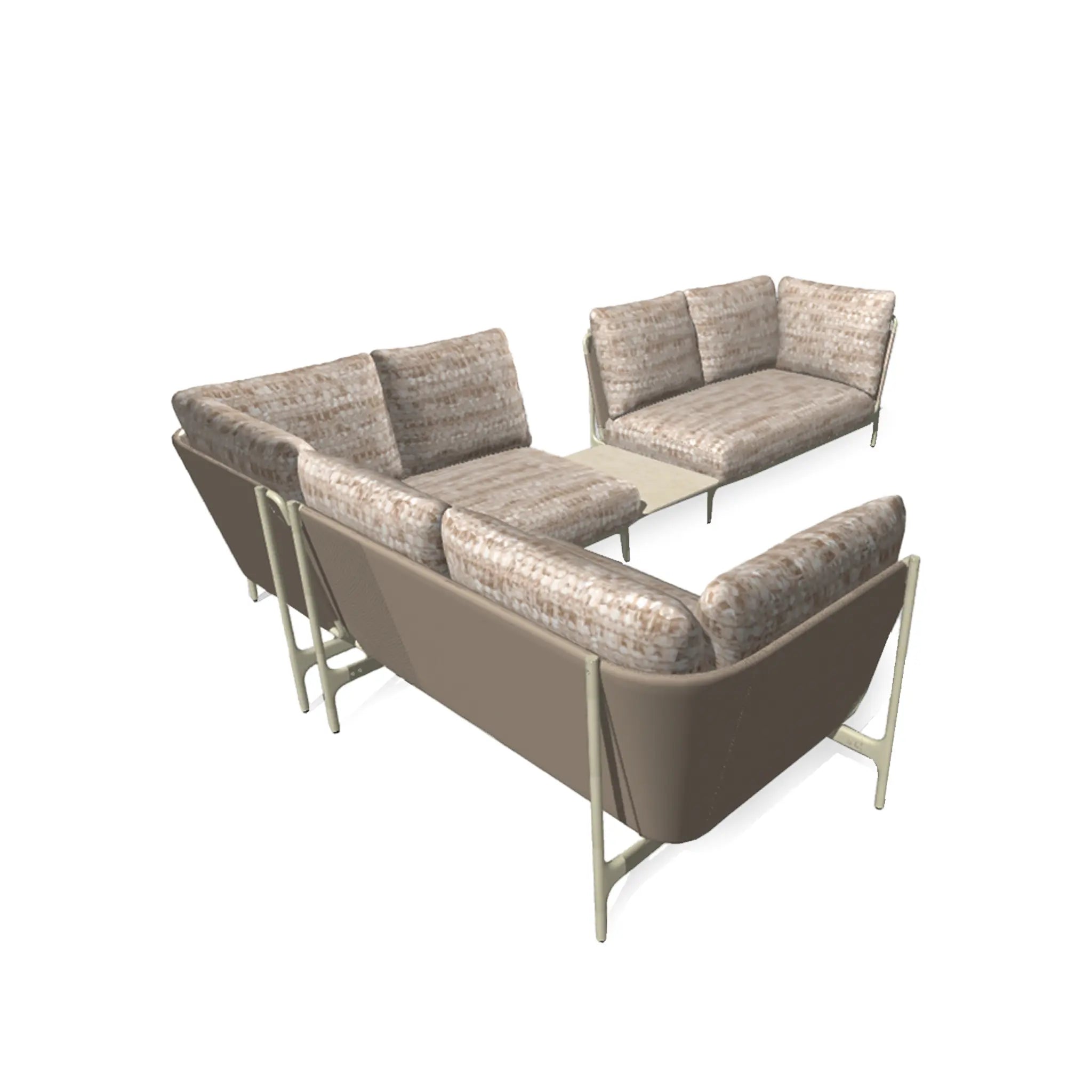 Grand Sail 4 Piece Sectional Configuration