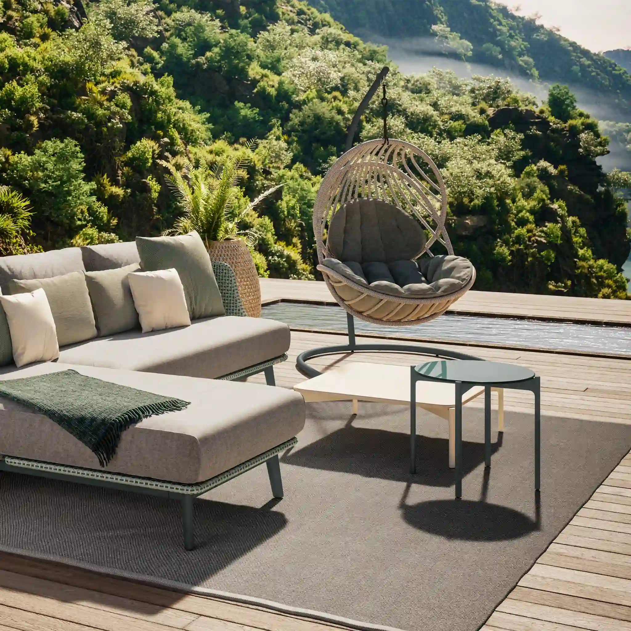 Kida悬挂休闲椅(带底座)