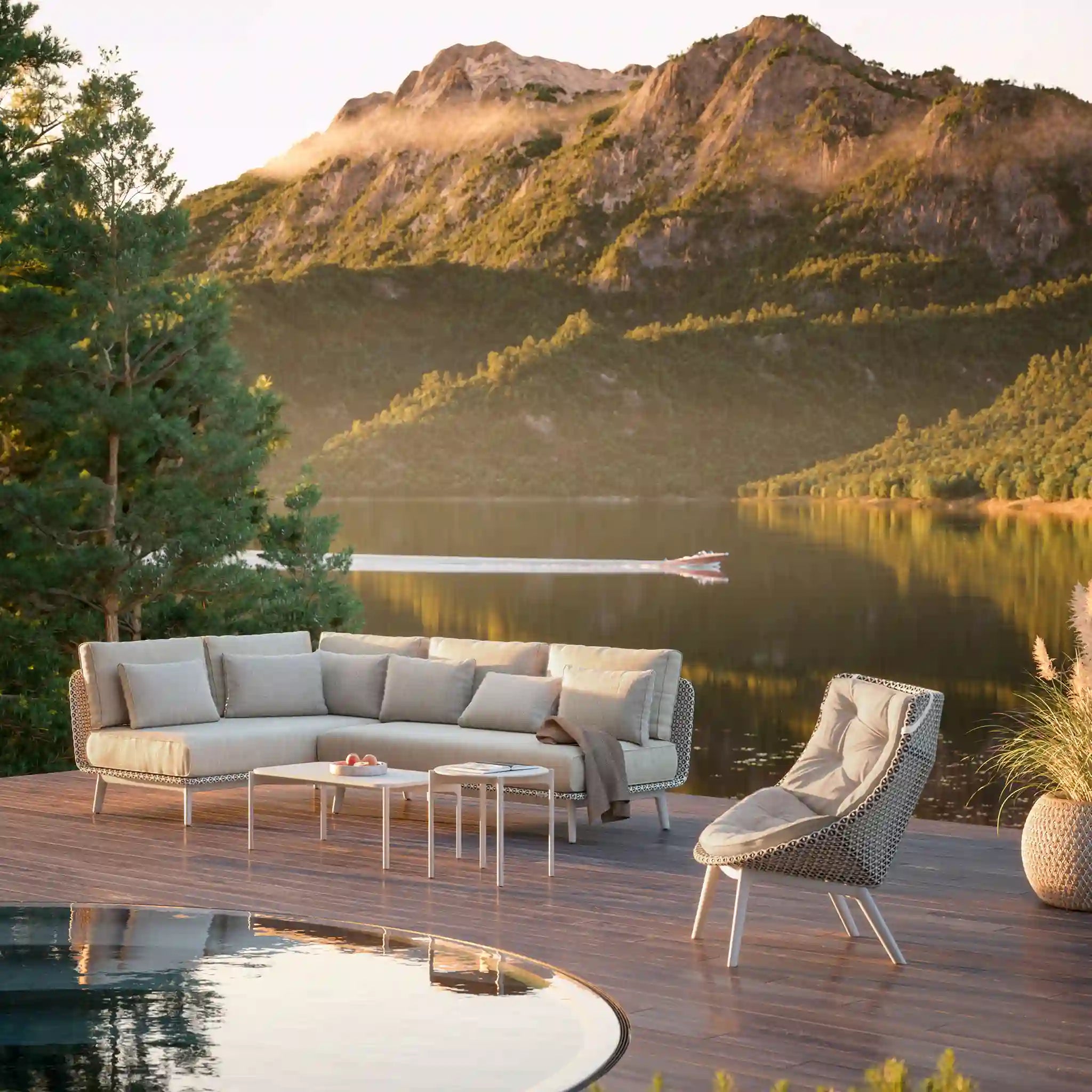 Mbrace Aluminum Wing Chair