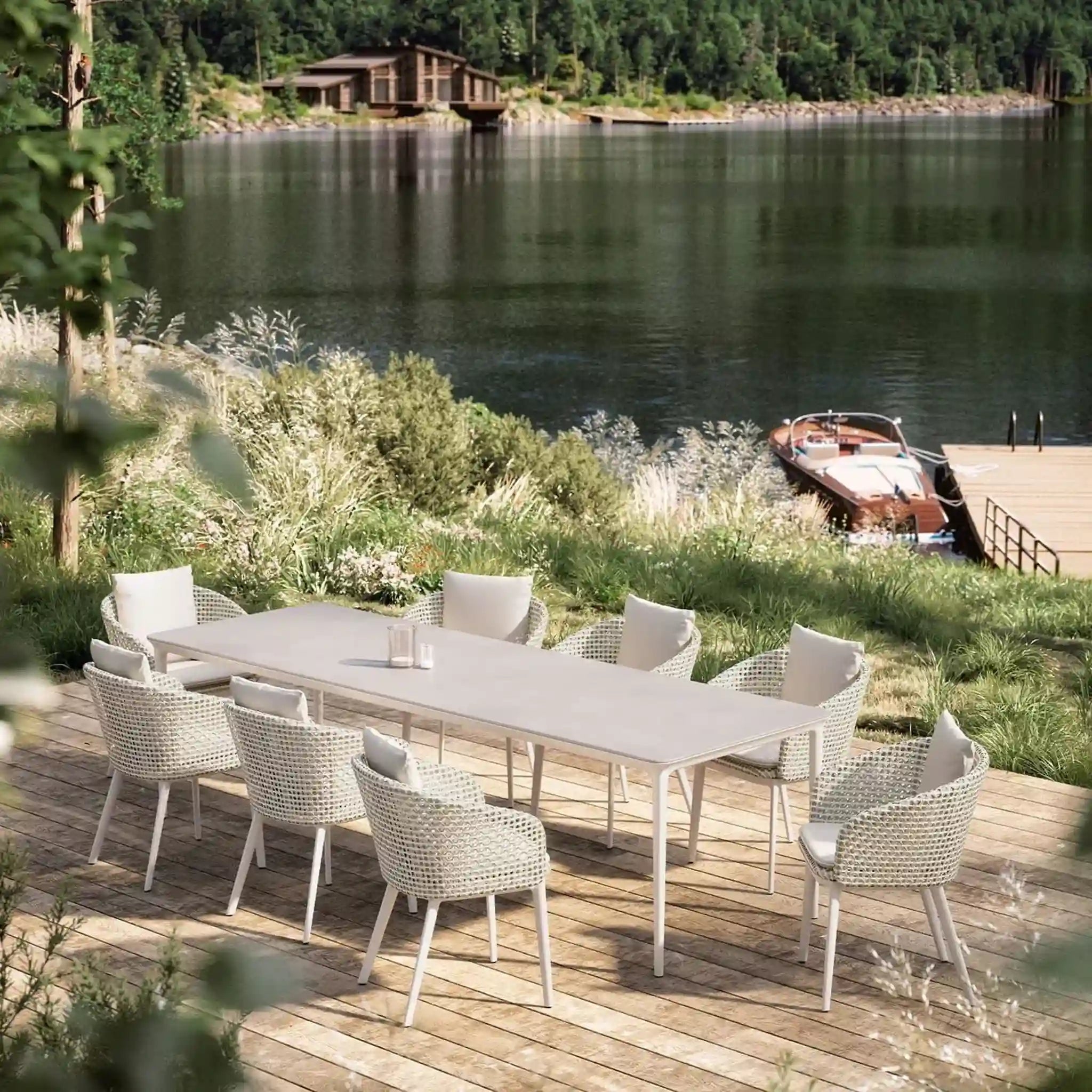Mbrace Aluminum Armchair