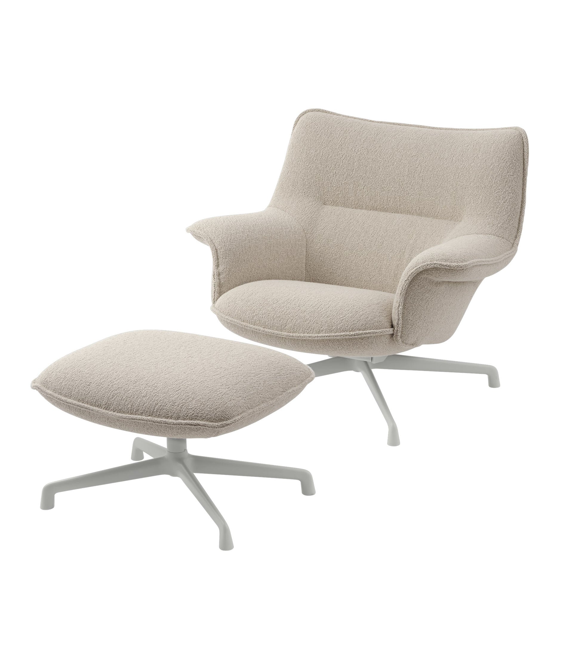 Doze Lounge Chair Low Back - Swivel Base