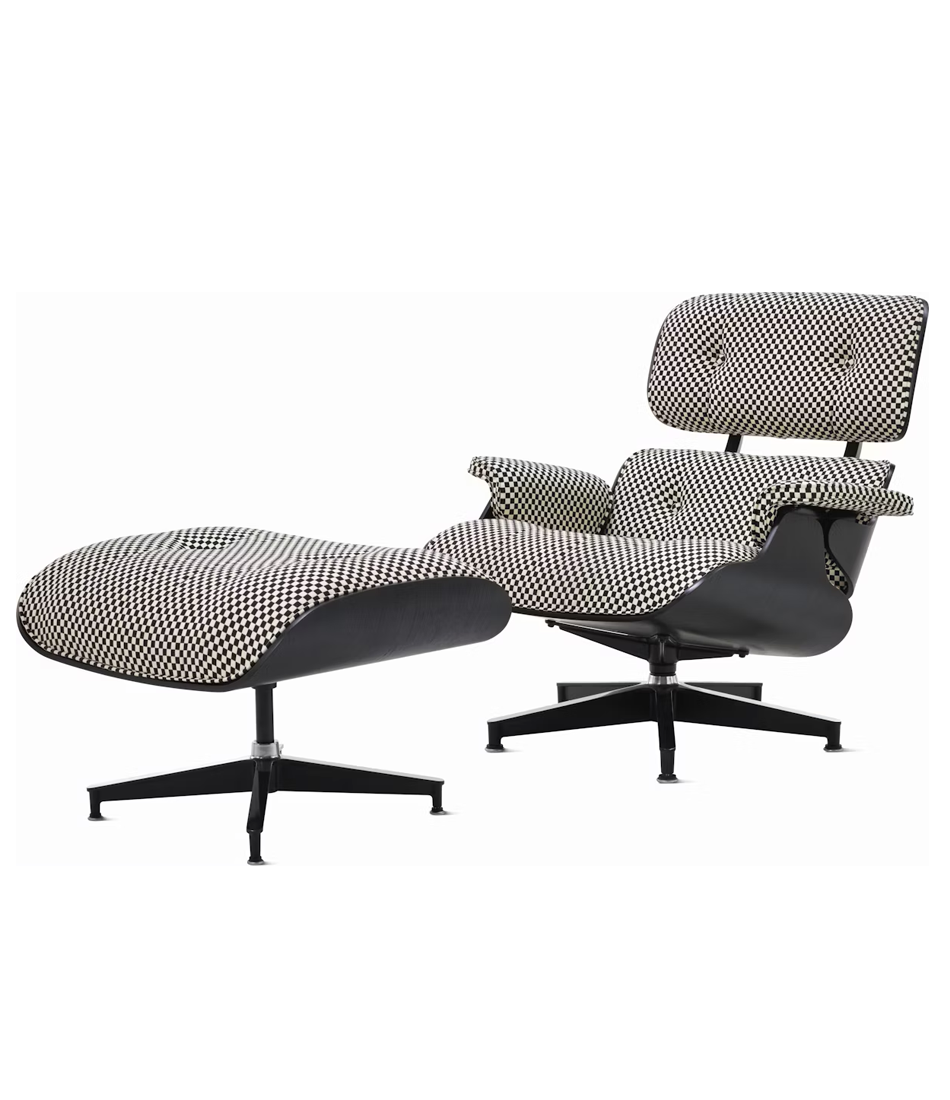 Eames® Lounge Chair and Ottoman Ebony