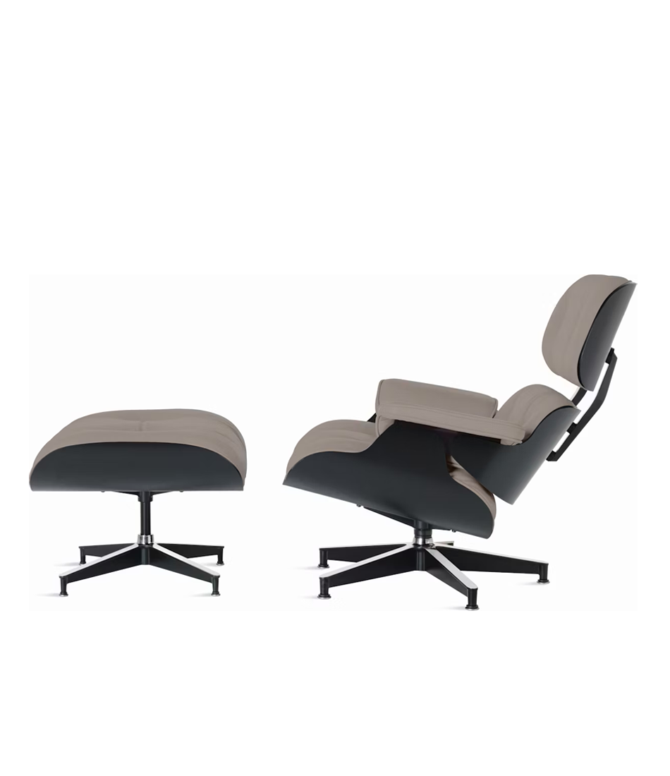 Eames® Lounge Chair and Ottoman Ebony