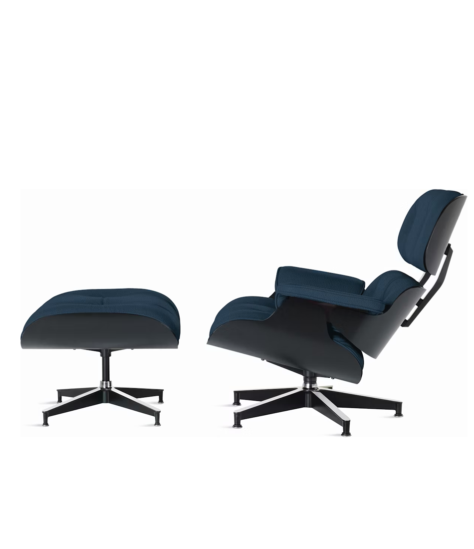 Eames® Lounge Chair and Ottoman Ebony