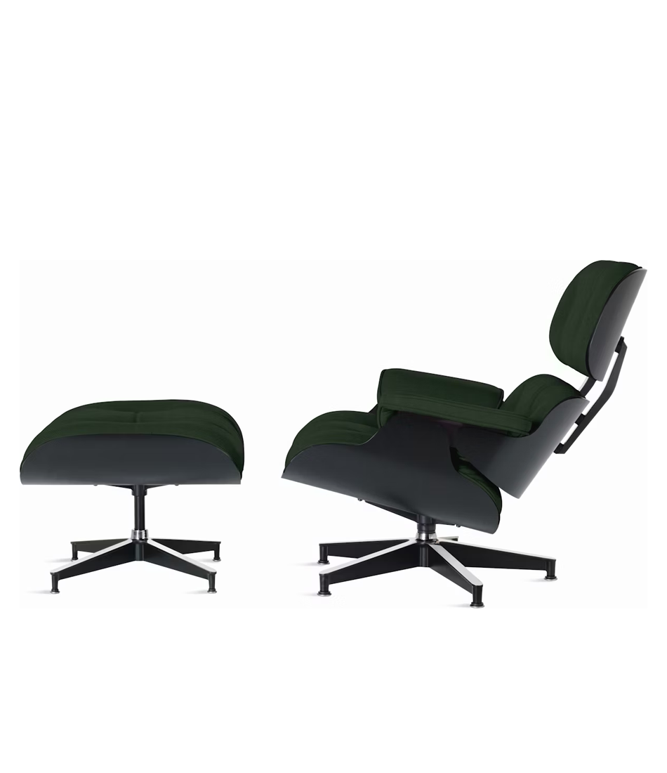 Eames® Lounge Chair and Ottoman Ebony