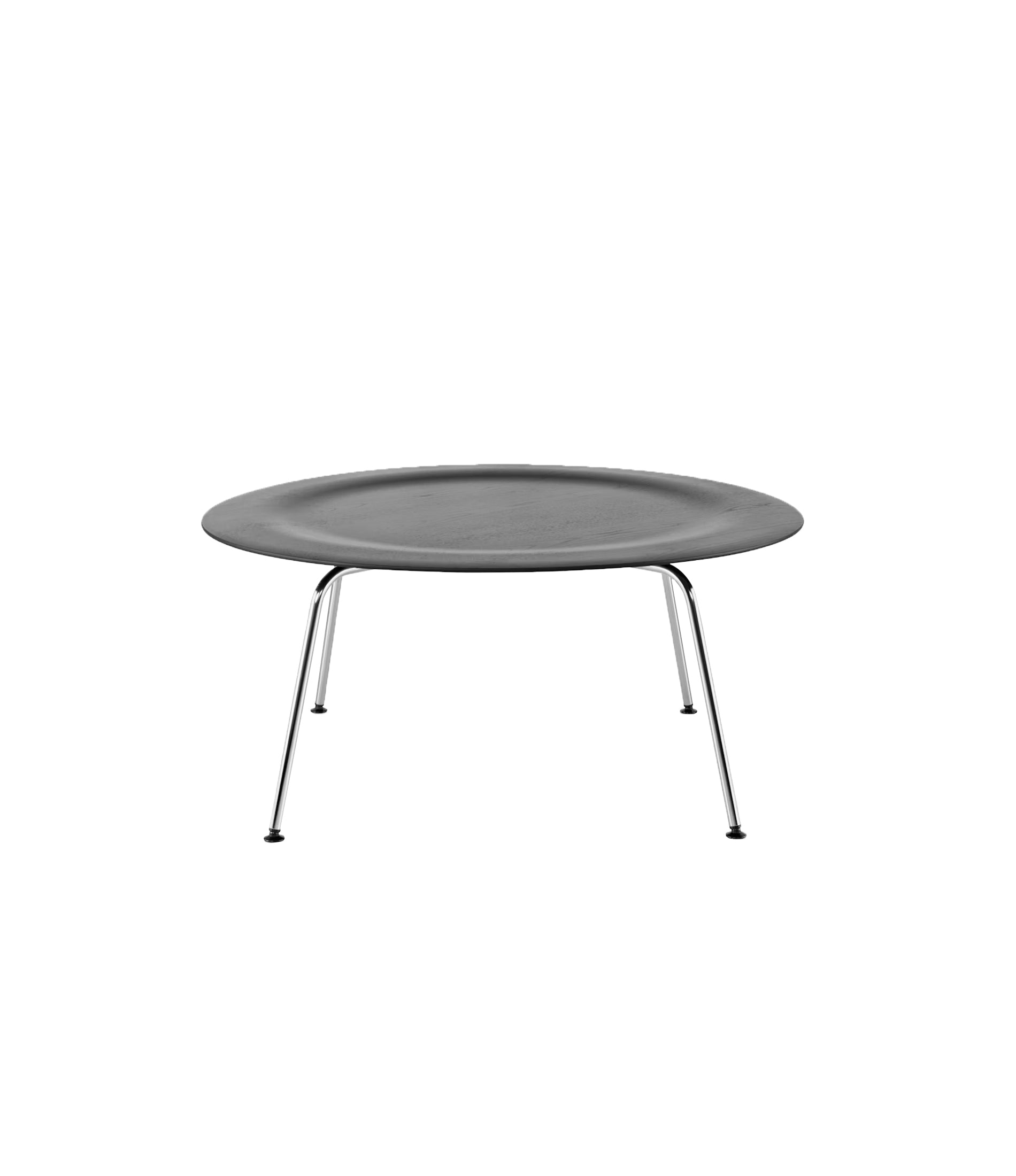 Eames® 模压胶合板咖啡桌 - 金属底座