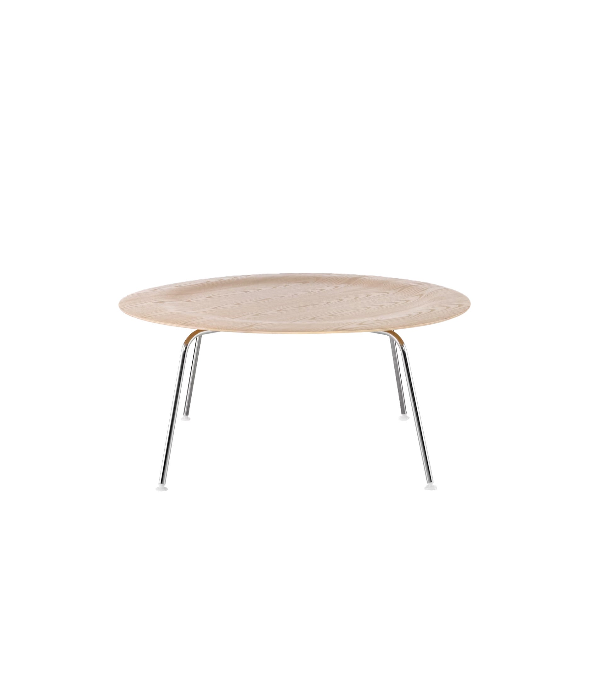 Eames® 模压胶合板咖啡桌 - 金属底座
