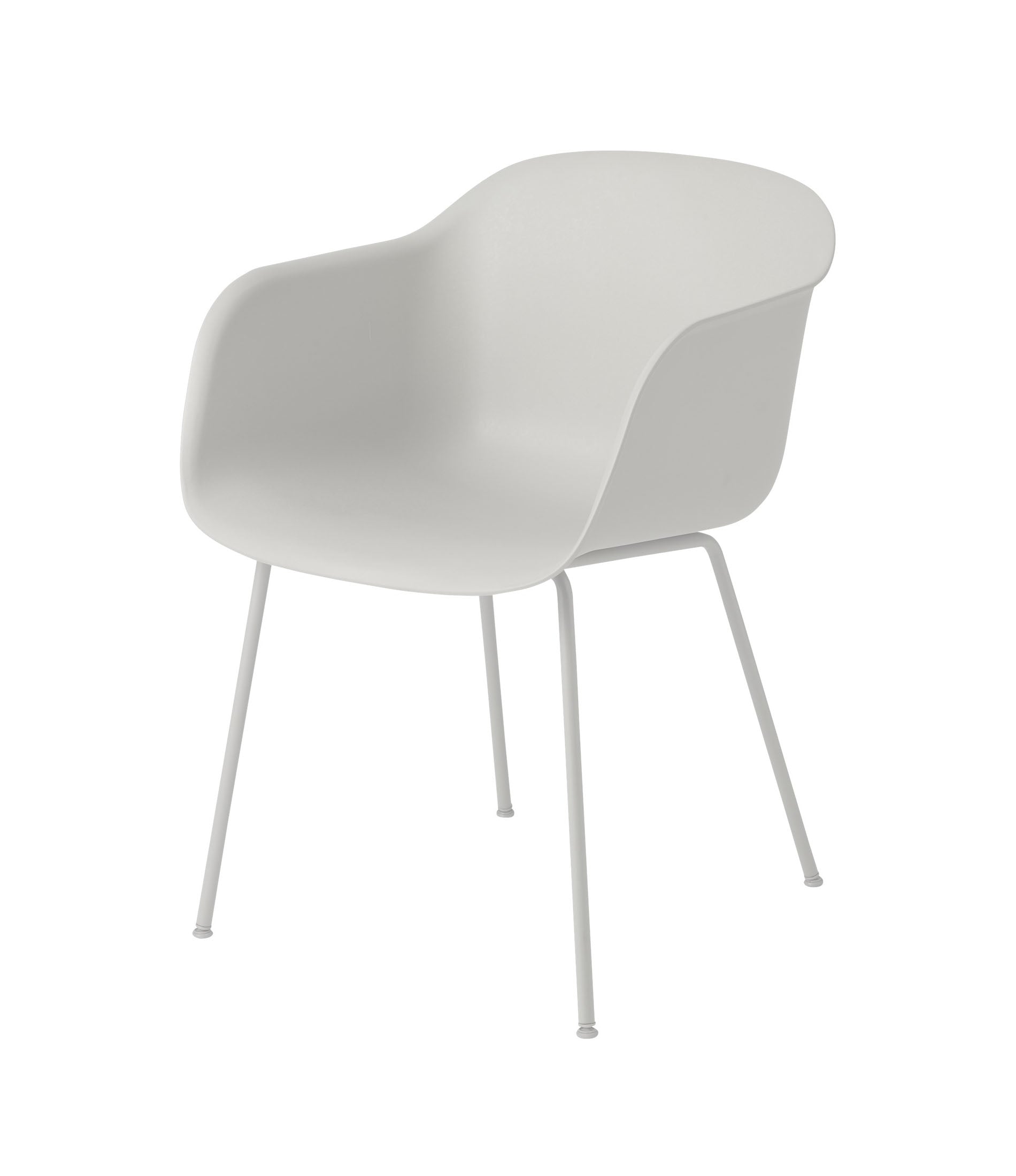 Fiber扶手椅 - 管状底座