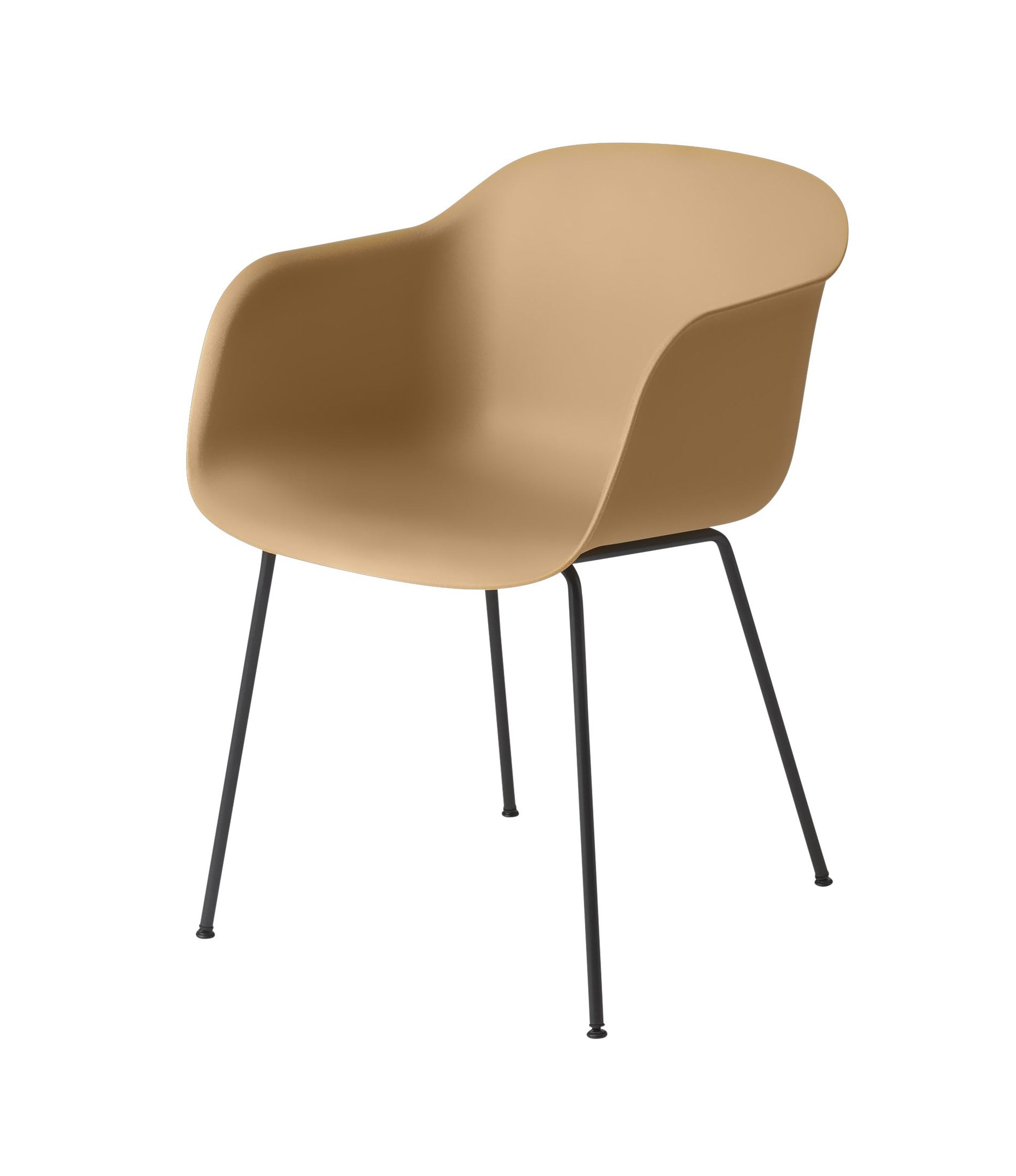 Fiber扶手椅 - 管状底座